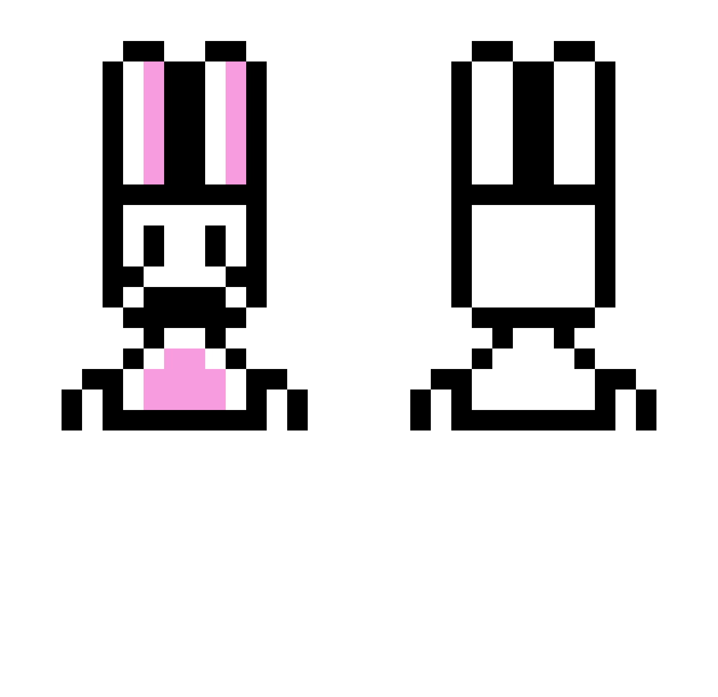 TheOkayPot Minecraft skin, front and back view