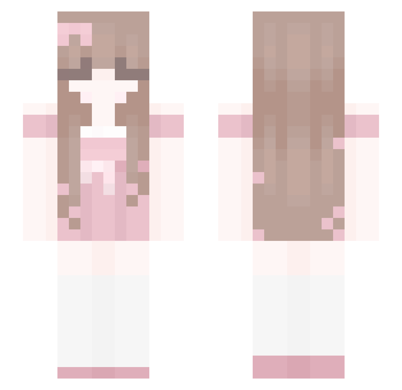 scqrmander Minecraft skin, front and back view