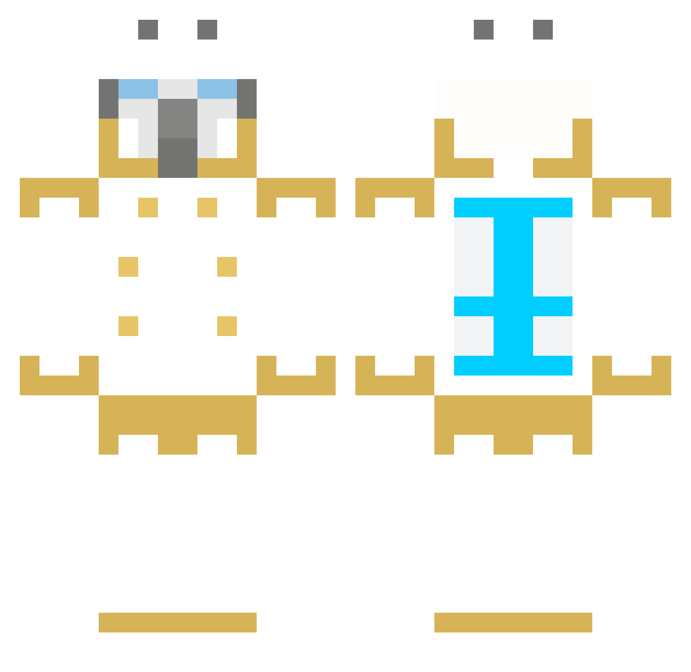 Yaronman99 Minecraft skin, front and back view