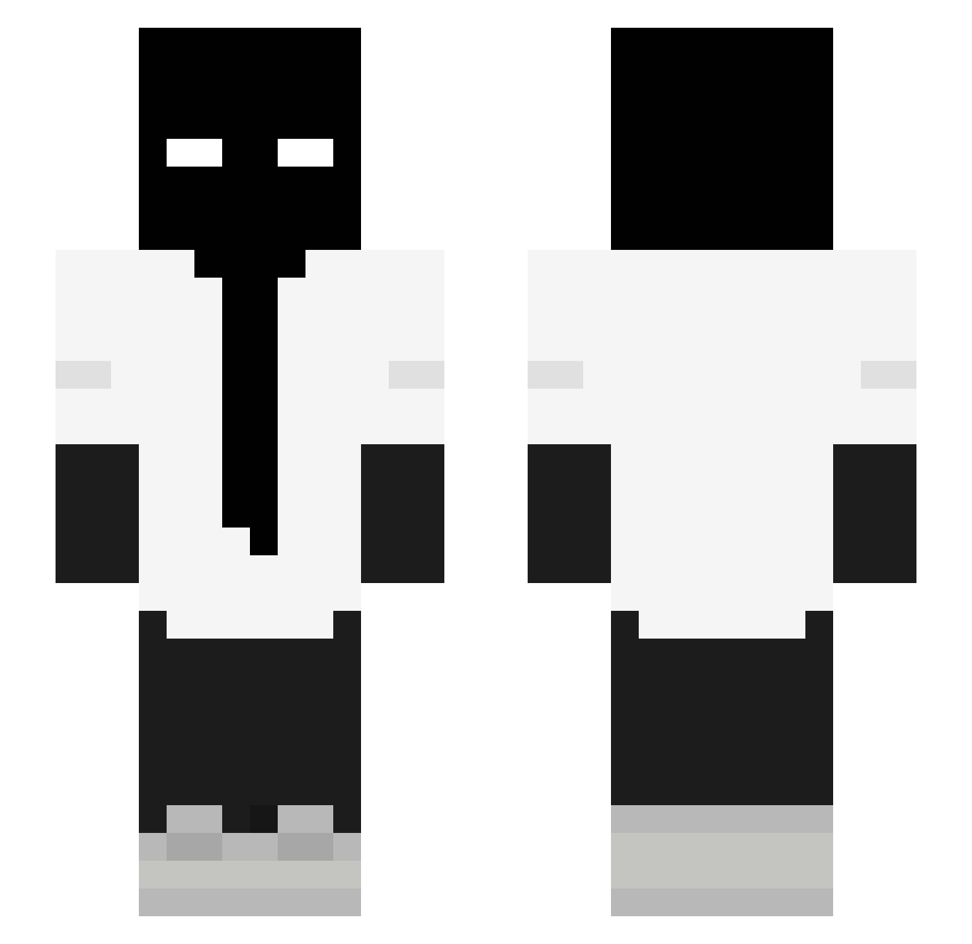 xSpeed_17 Minecraft skin, front and back view