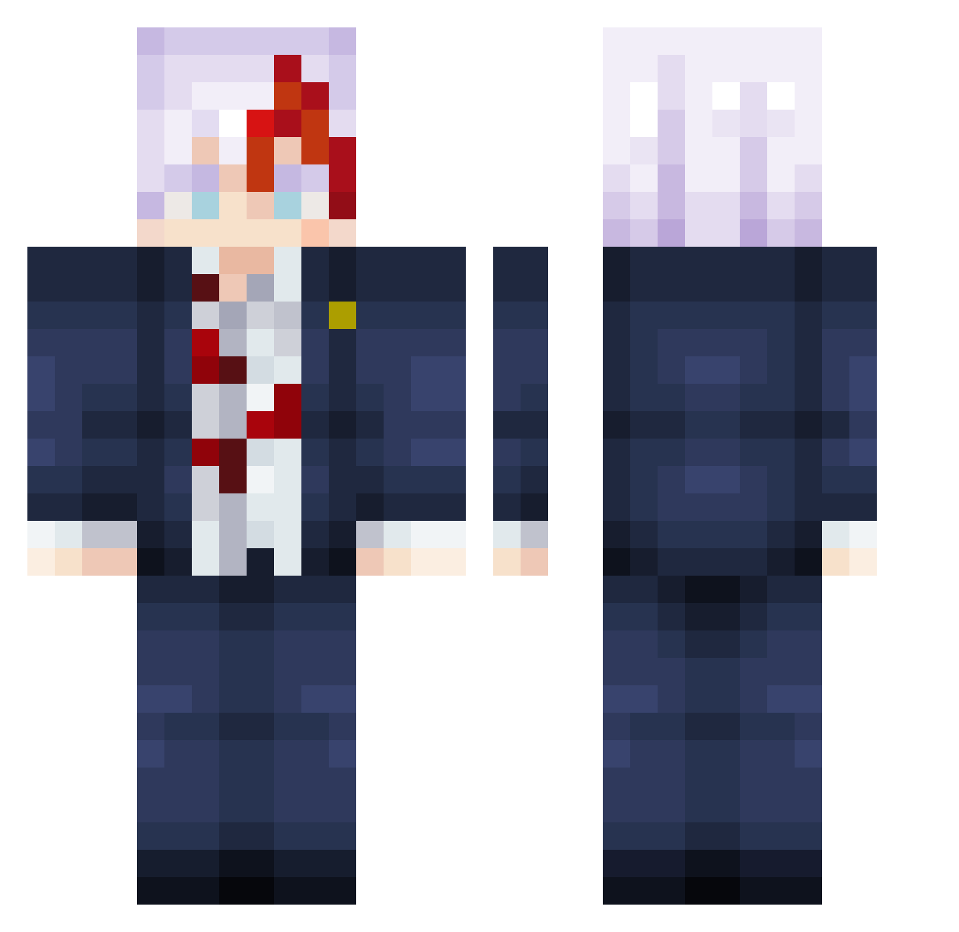 G_g__ Minecraft skin, front and back view
