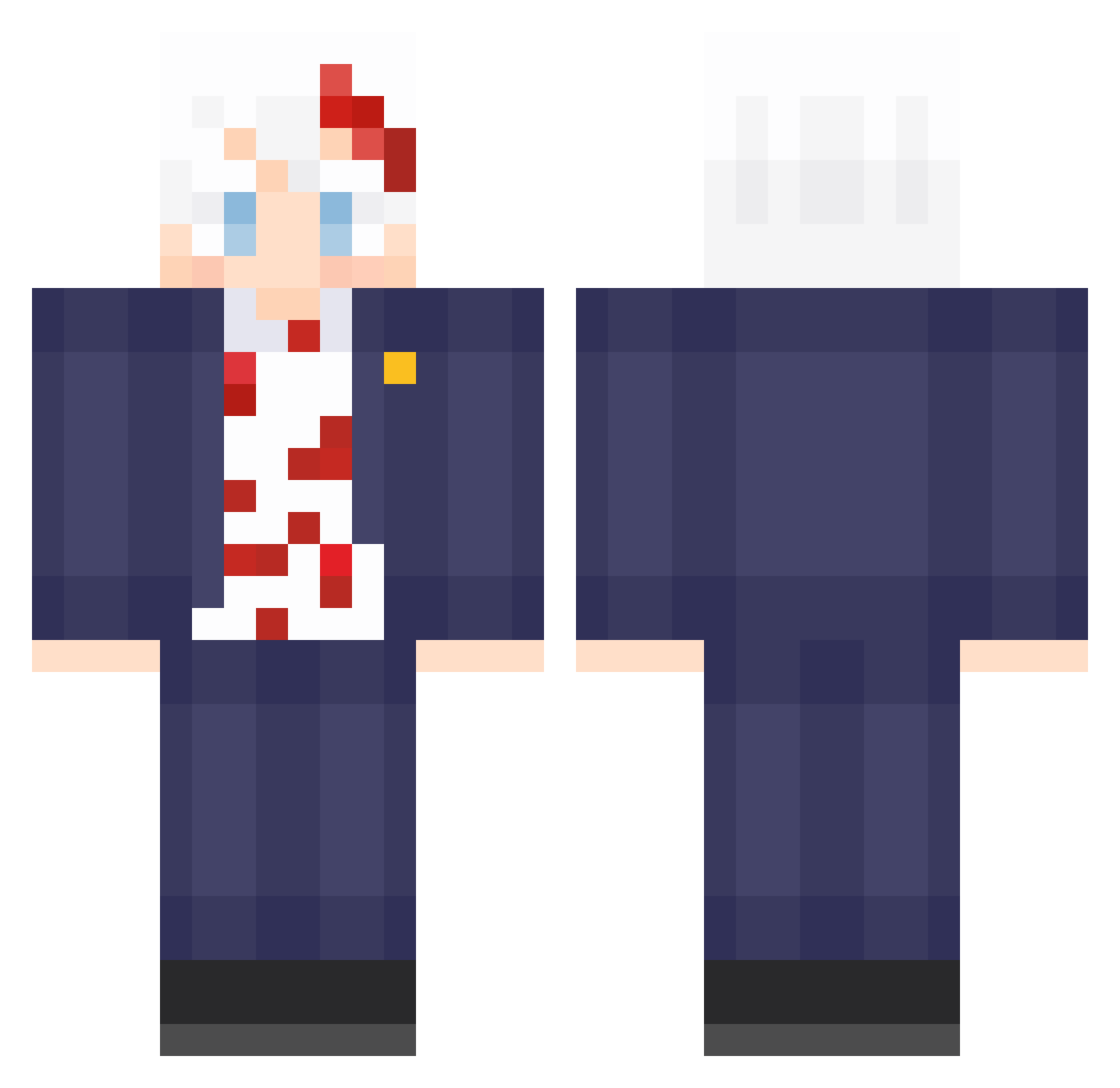 typedwind7866 Minecraft skin, front and back view
