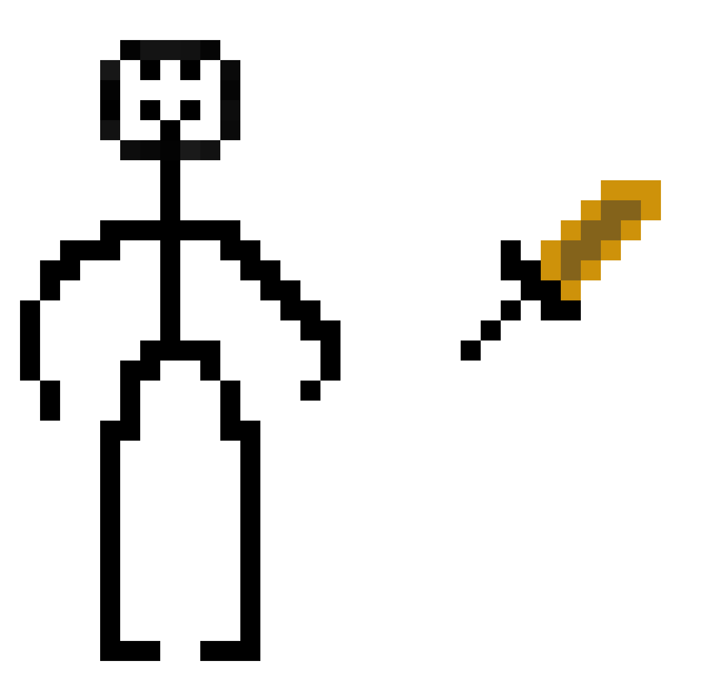 NioSensei Minecraft skin, front and back view