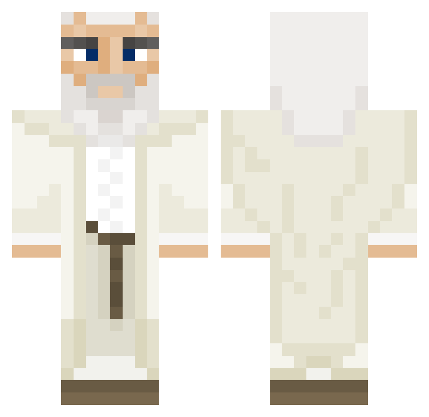 ProximaCentauros Minecraft skin, front and back view