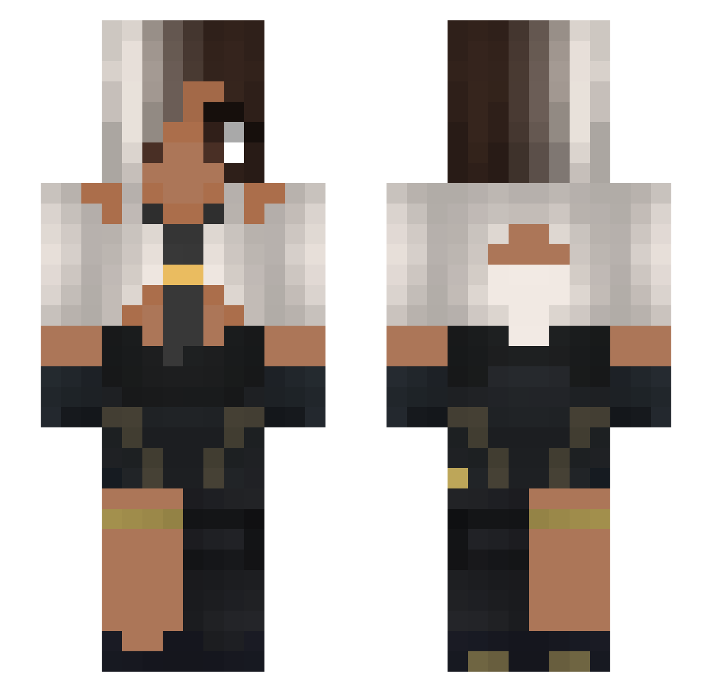 N_k24sx Minecraft skin, front and back view