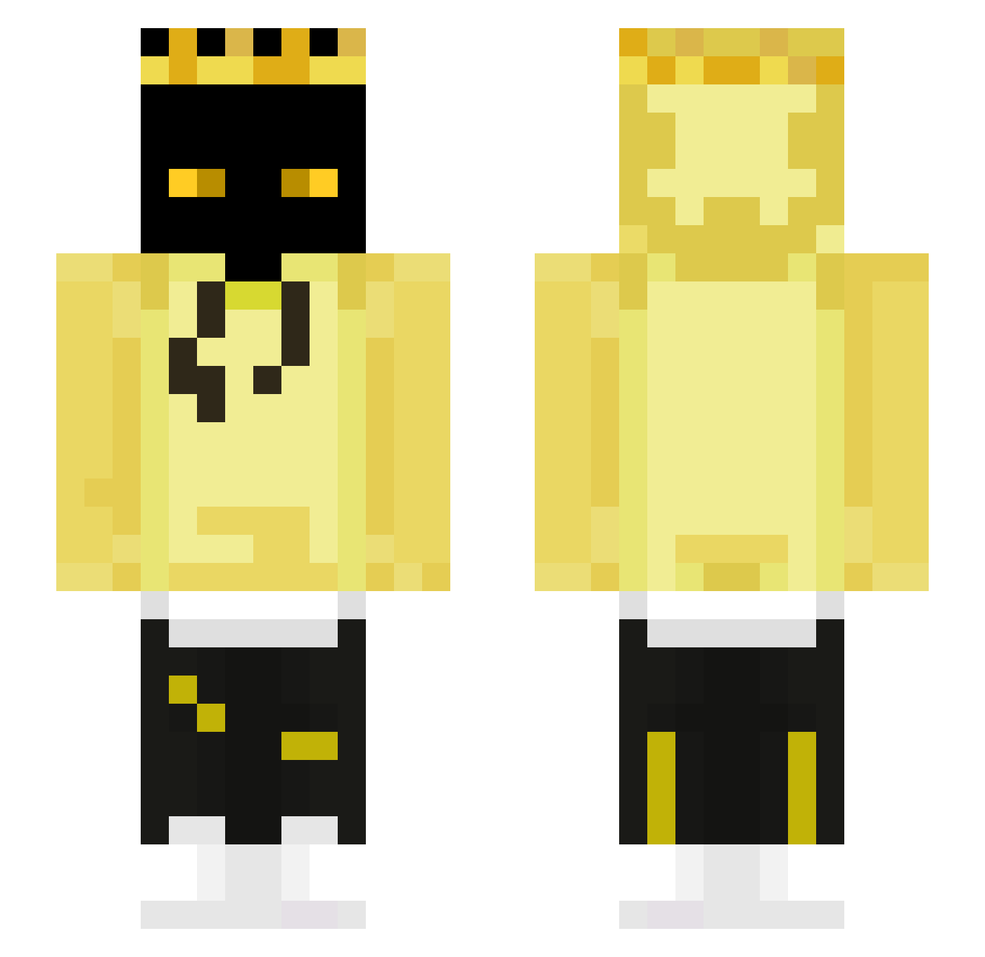 dr_harel Minecraft skin, front and back view