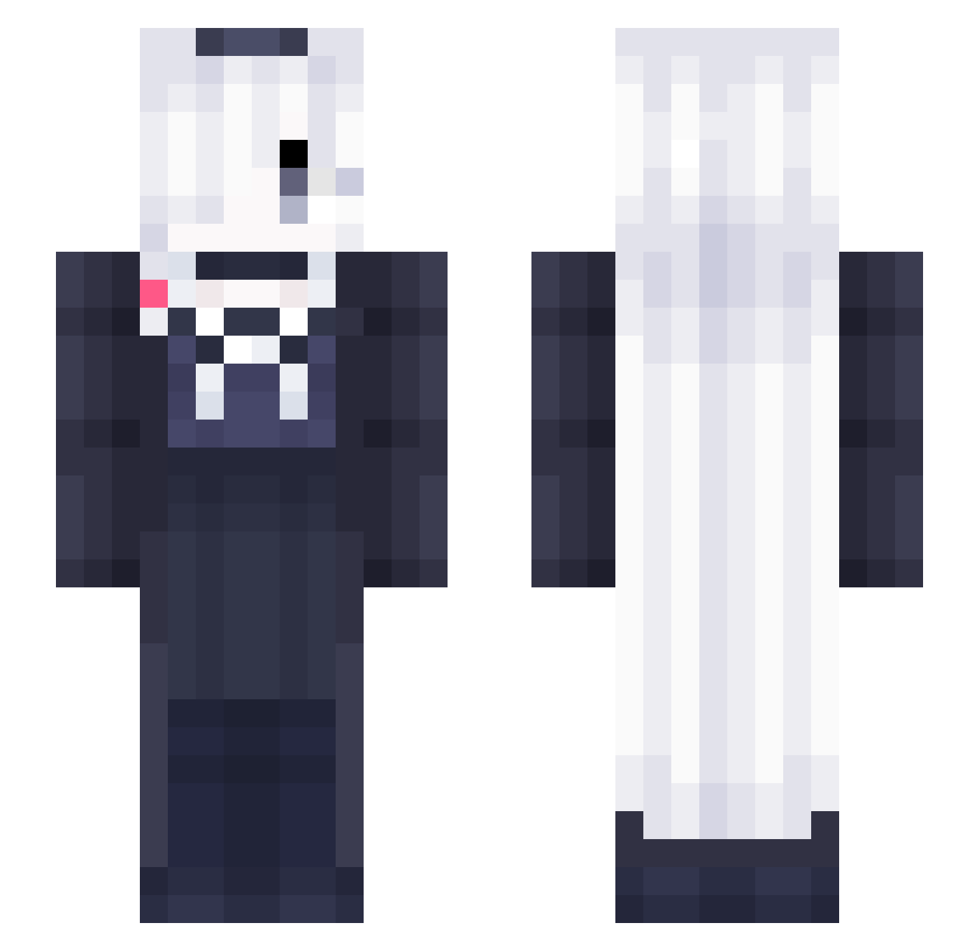 Susu0999 Minecraft skin, front and back view