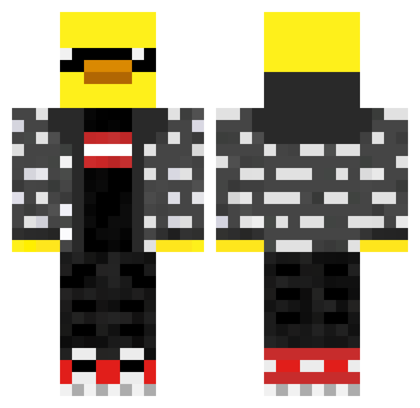 jauhoperunatz2 Minecraft skin, front and back view