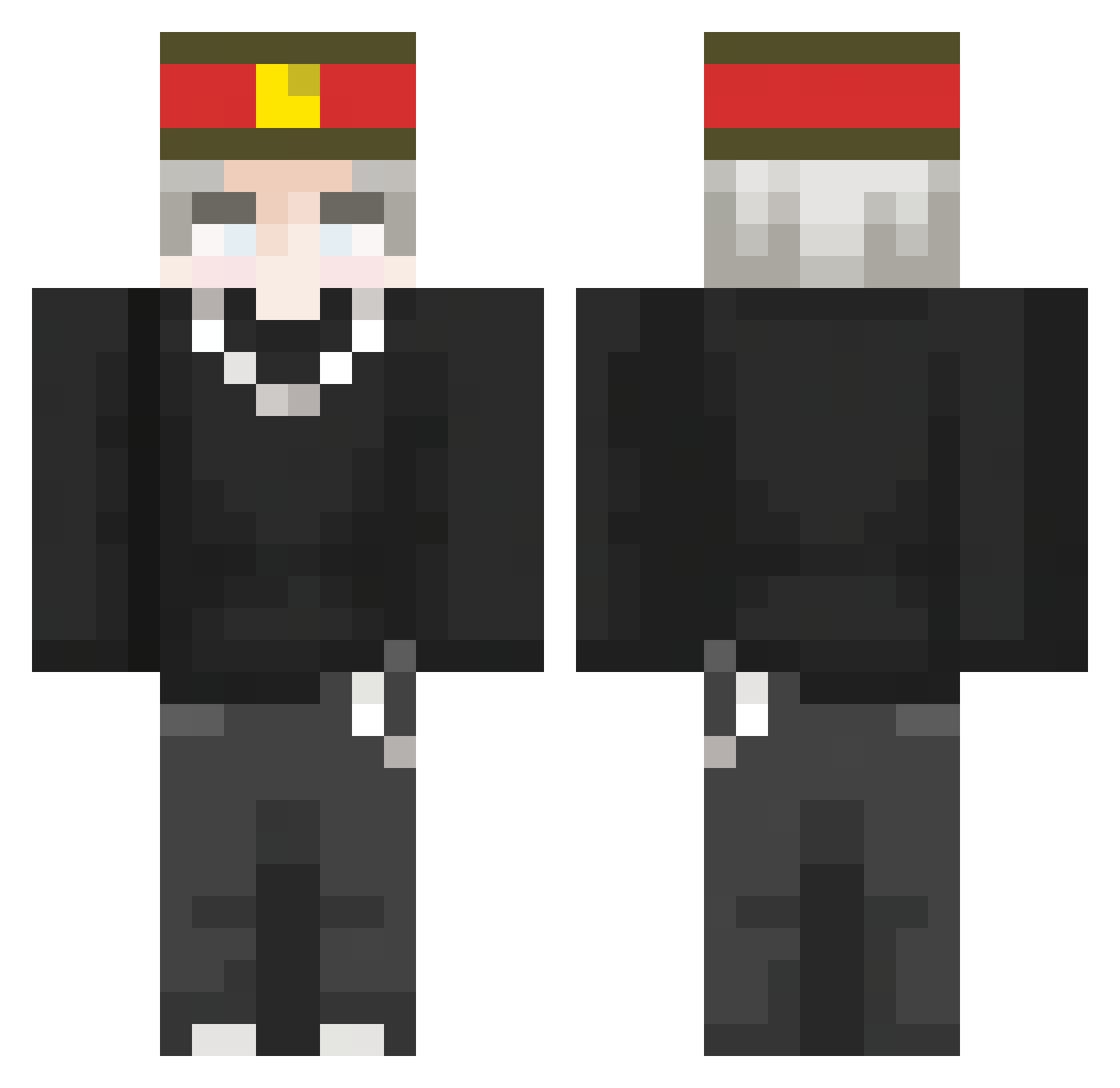 TTV_darkfantasy7 Minecraft skin, front and back view