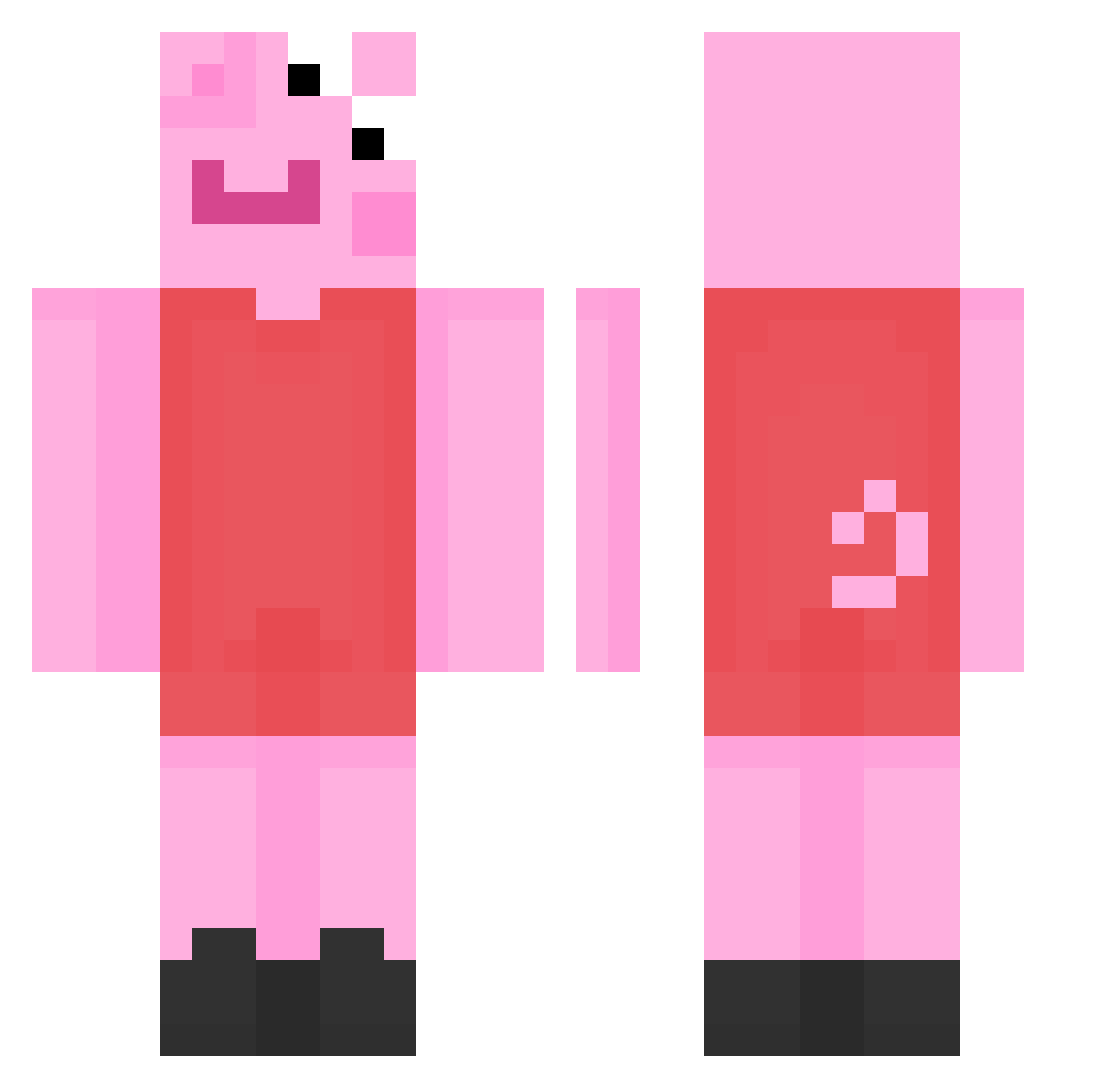 NotAKushi69 Minecraft skin, front and back view