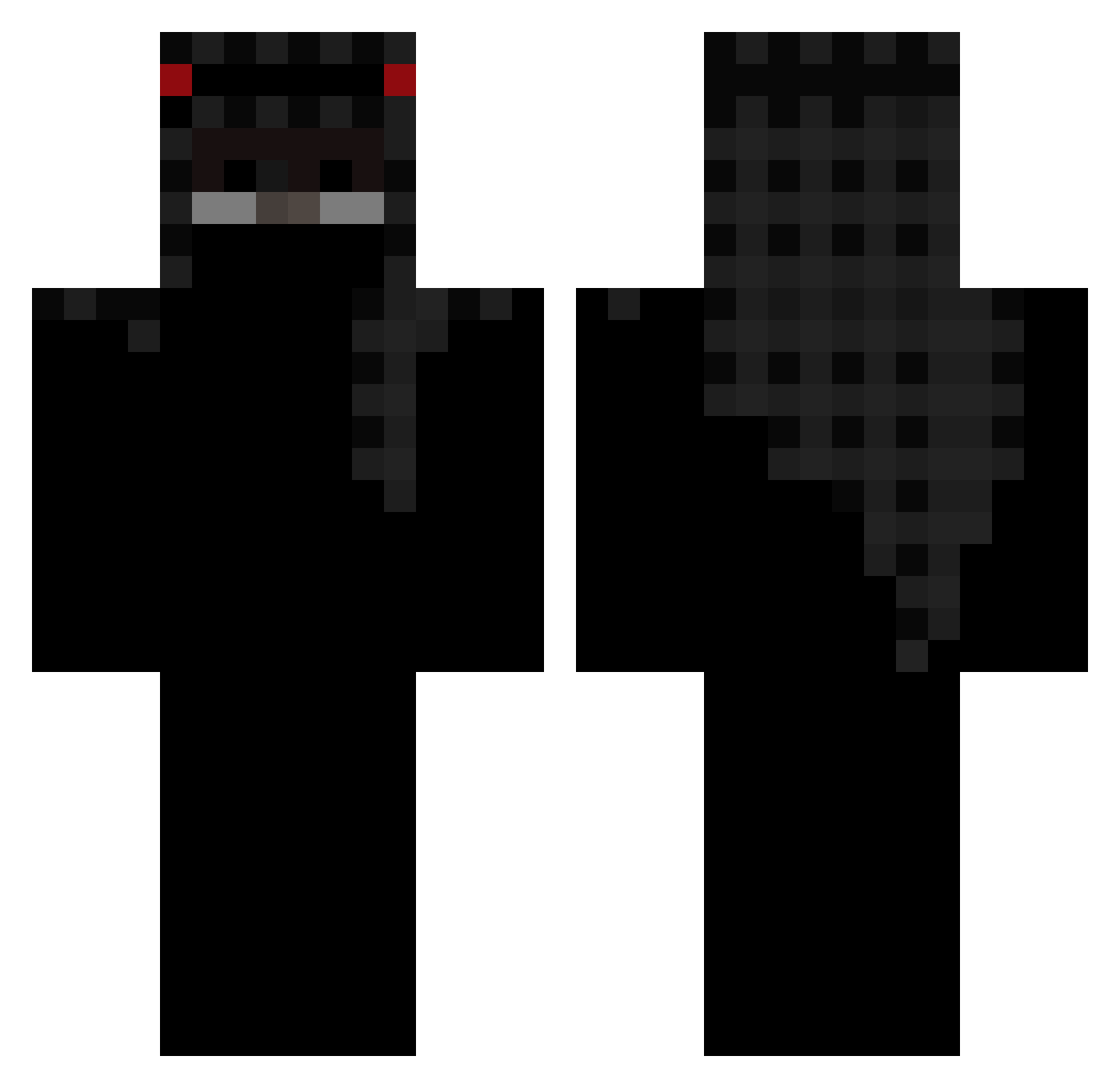 Paaare4ntNT Minecraft skin, front and back view