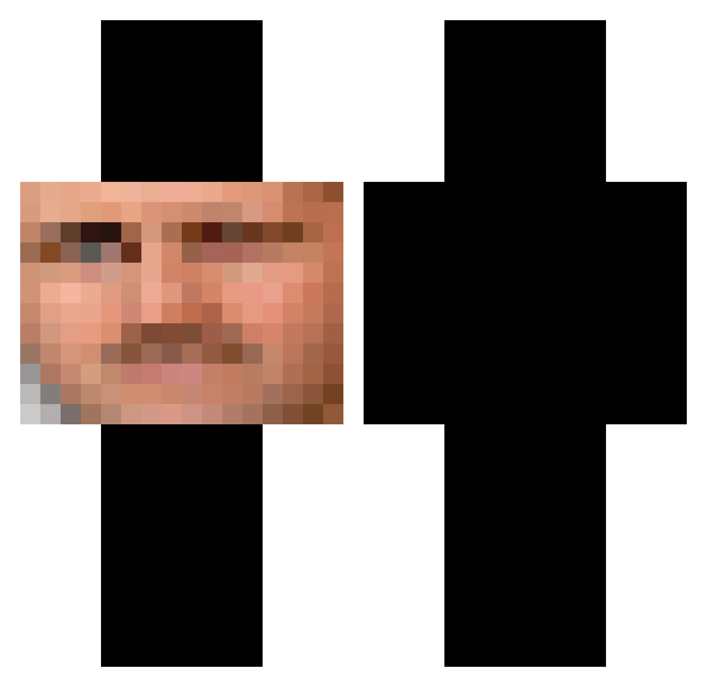 mygaychudlife Minecraft skin, front and back view