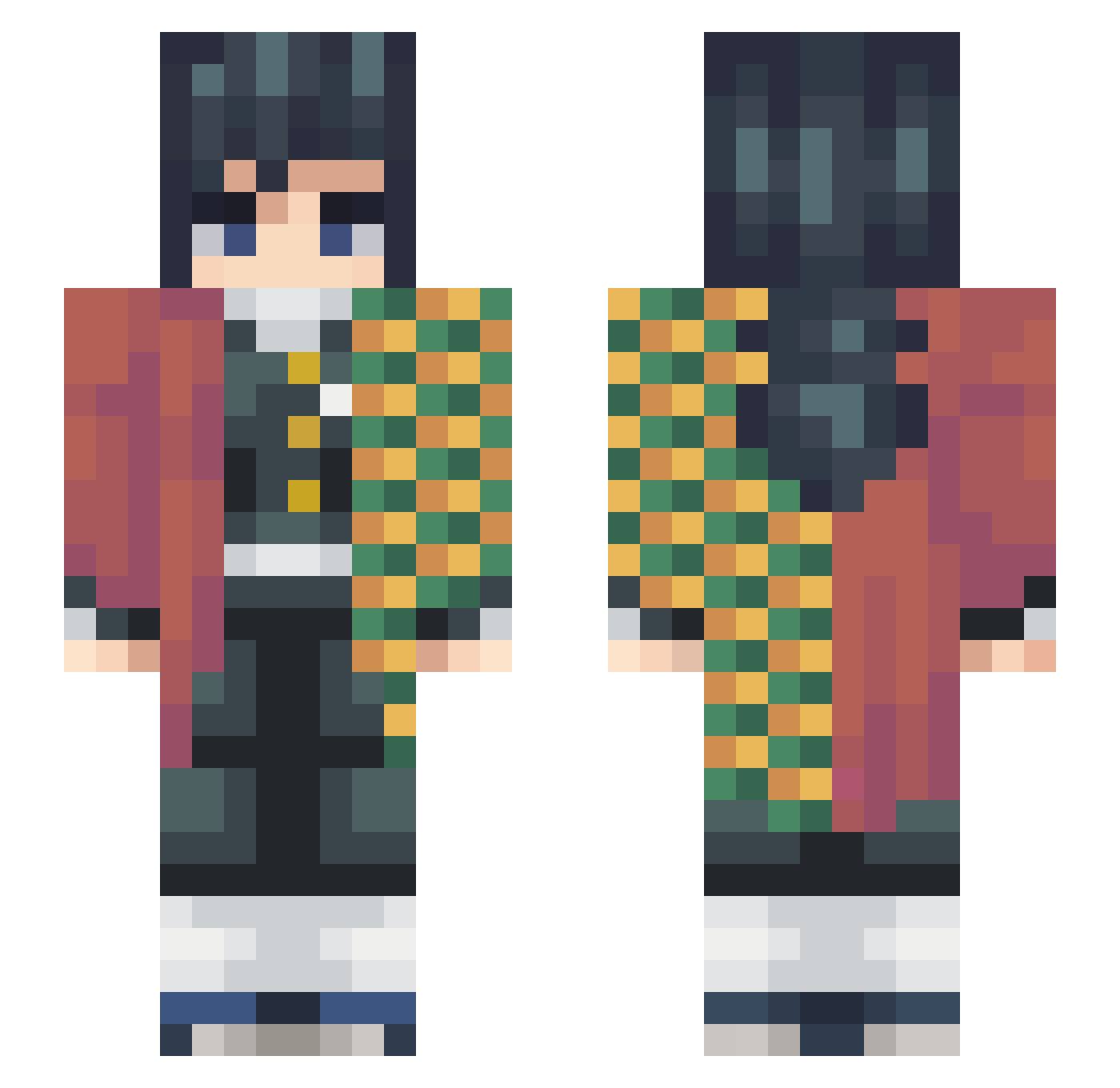 kaitoukid0828 Minecraft skin, front and back view