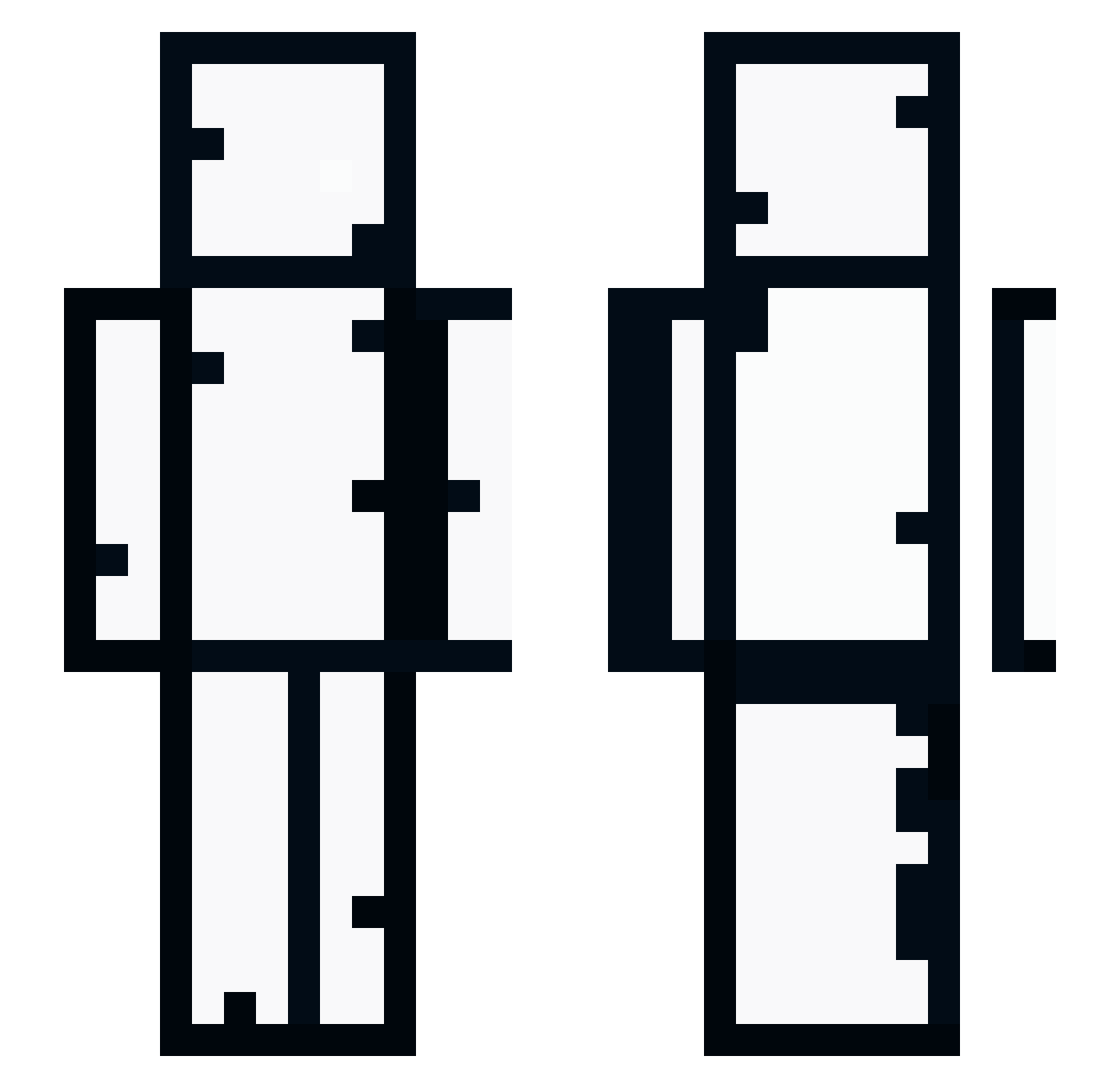 SkySoarer_ Minecraft skin, front and back view