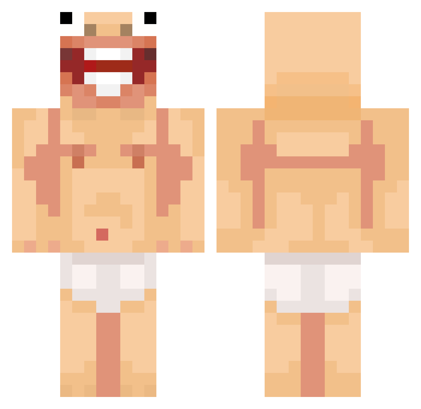 rungrot07 Minecraft skin, front and back view