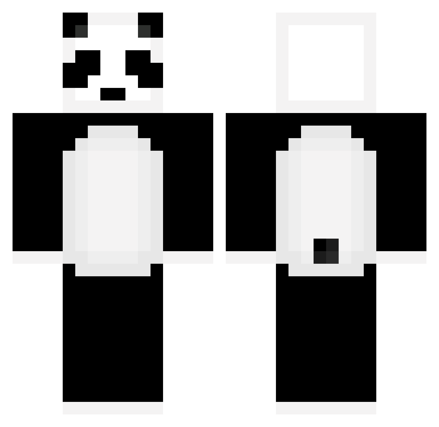 Kendrick453 Minecraft skin, front and back view