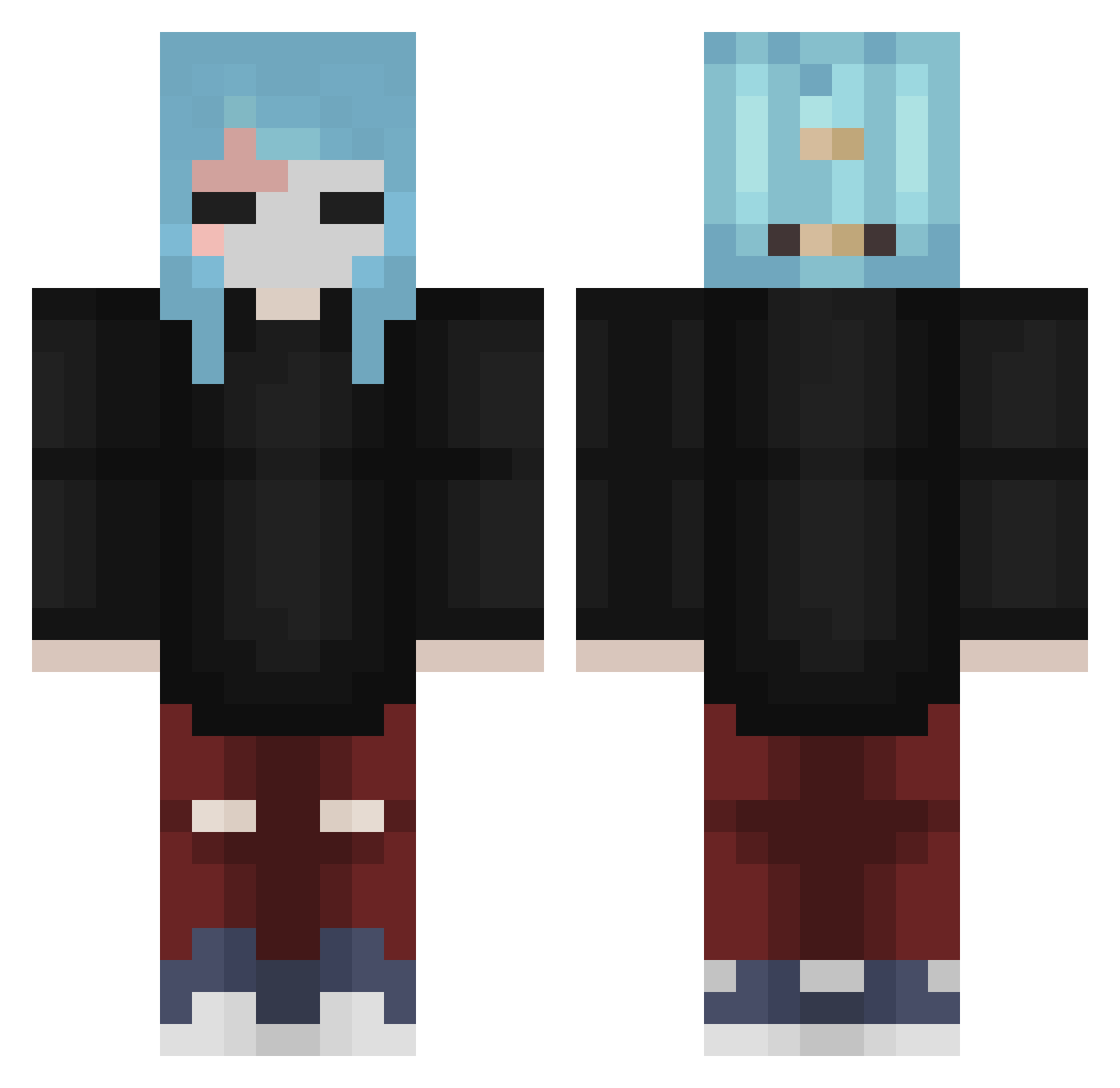 _Daemonium__ Minecraft skin, front and back view