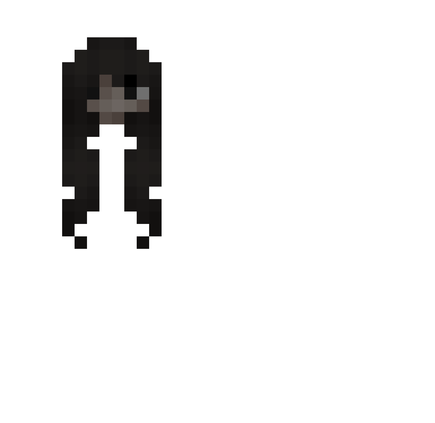 Risky0 Minecraft skin, front and back view