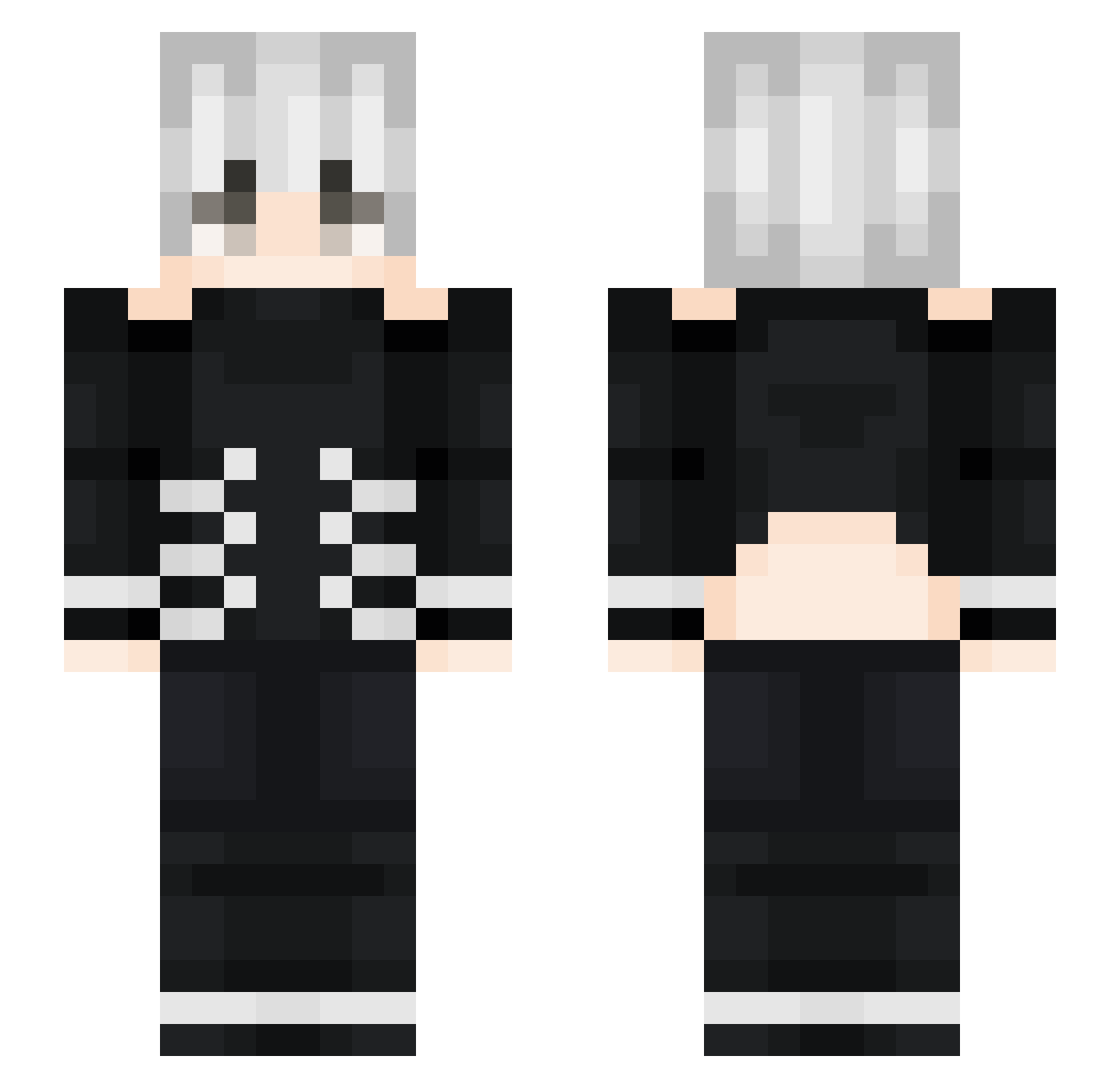 shadonnay Minecraft skin, front and back view