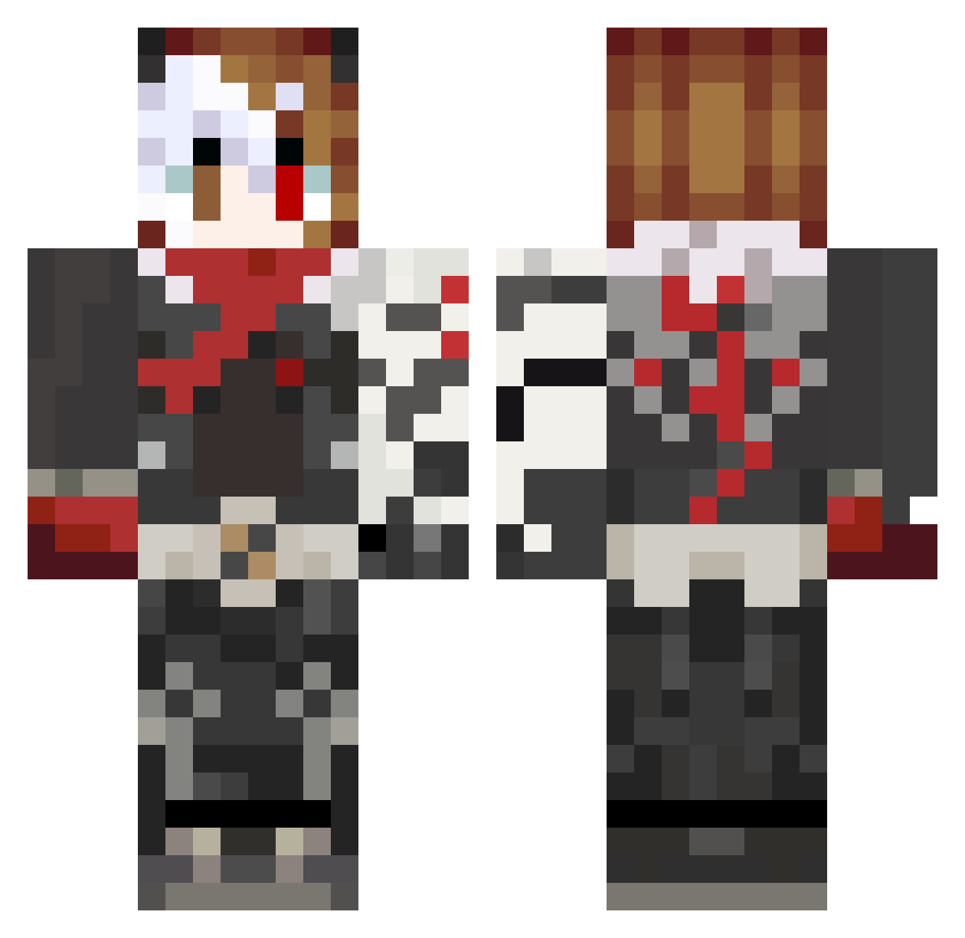 Unknown_Revenant Minecraft skin, front and back view