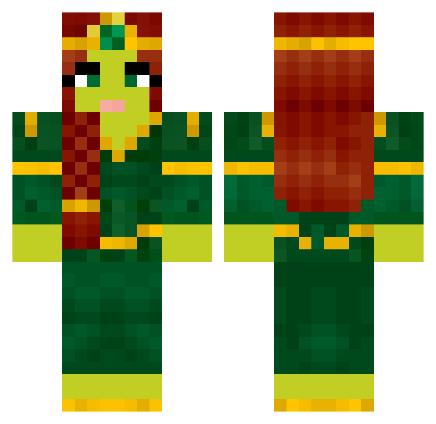 lillilll1l1llil1 Minecraft skin, front and back view