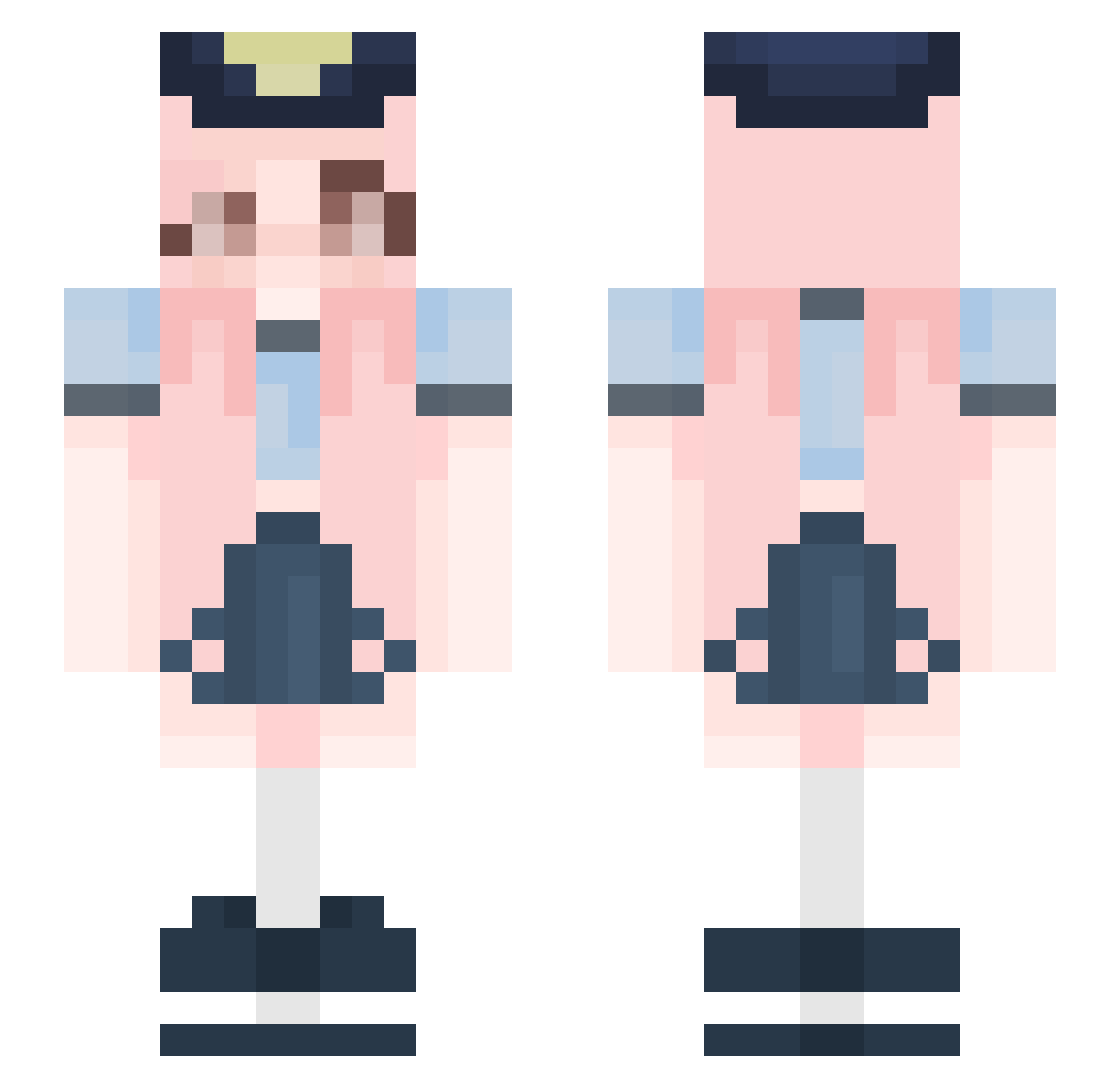 argus262 Minecraft skin, front and back view