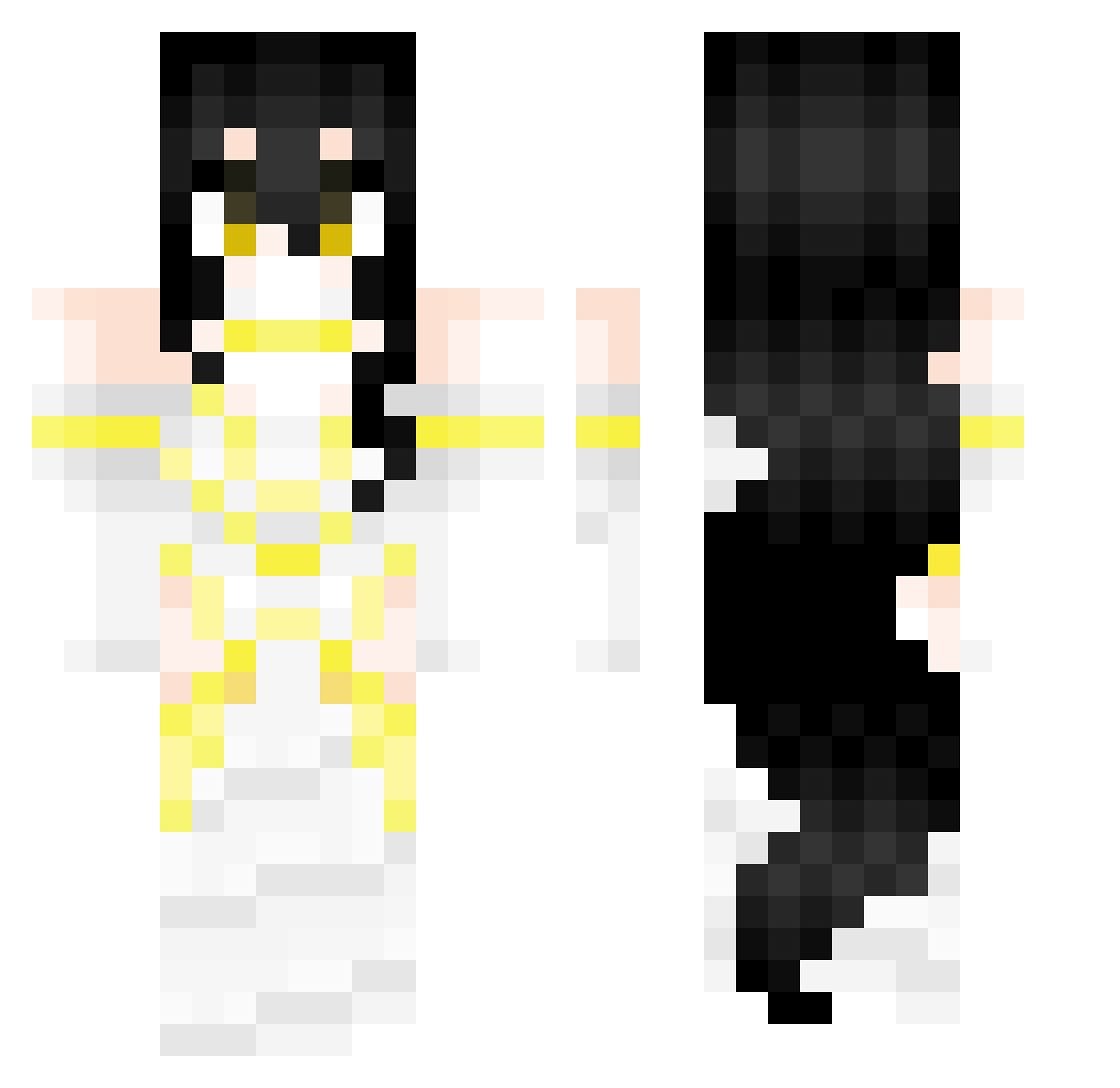 nhelsonn Minecraft skin, front and back view