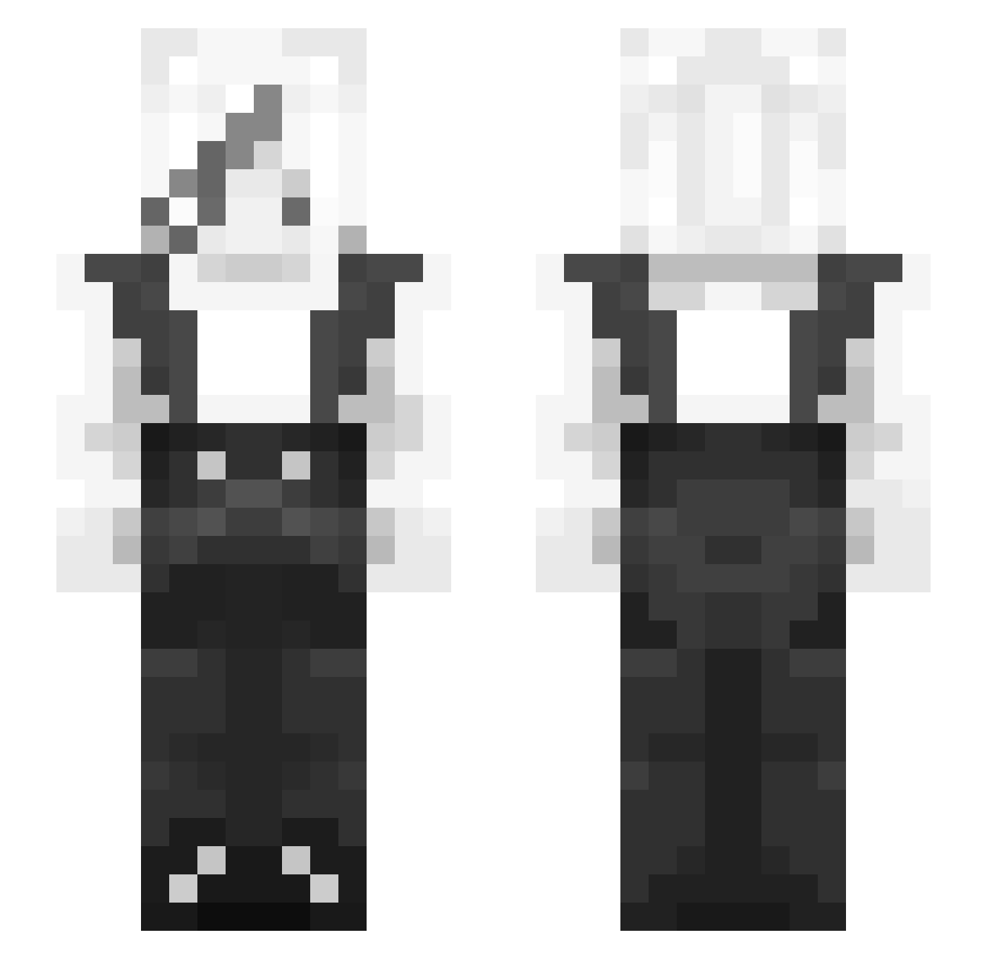 ProbablyYesnt Minecraft skin, front and back view