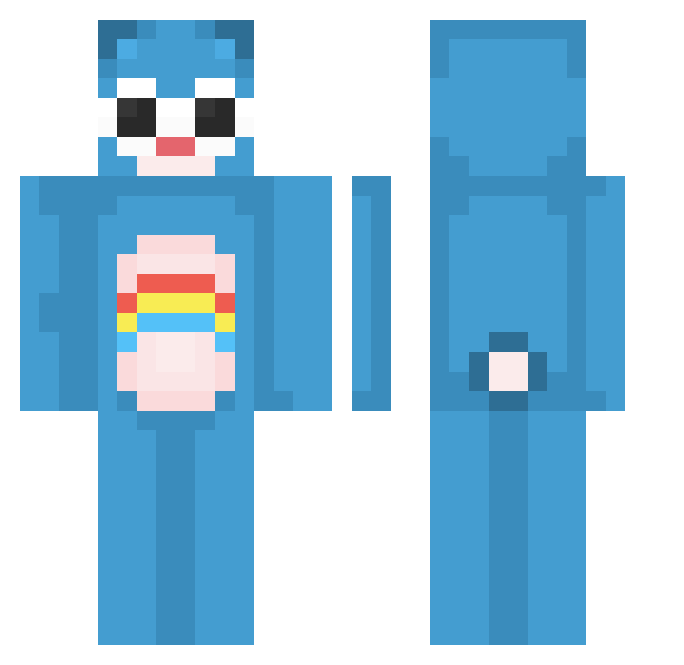 CadeadAlt37 Minecraft skin, front and back view