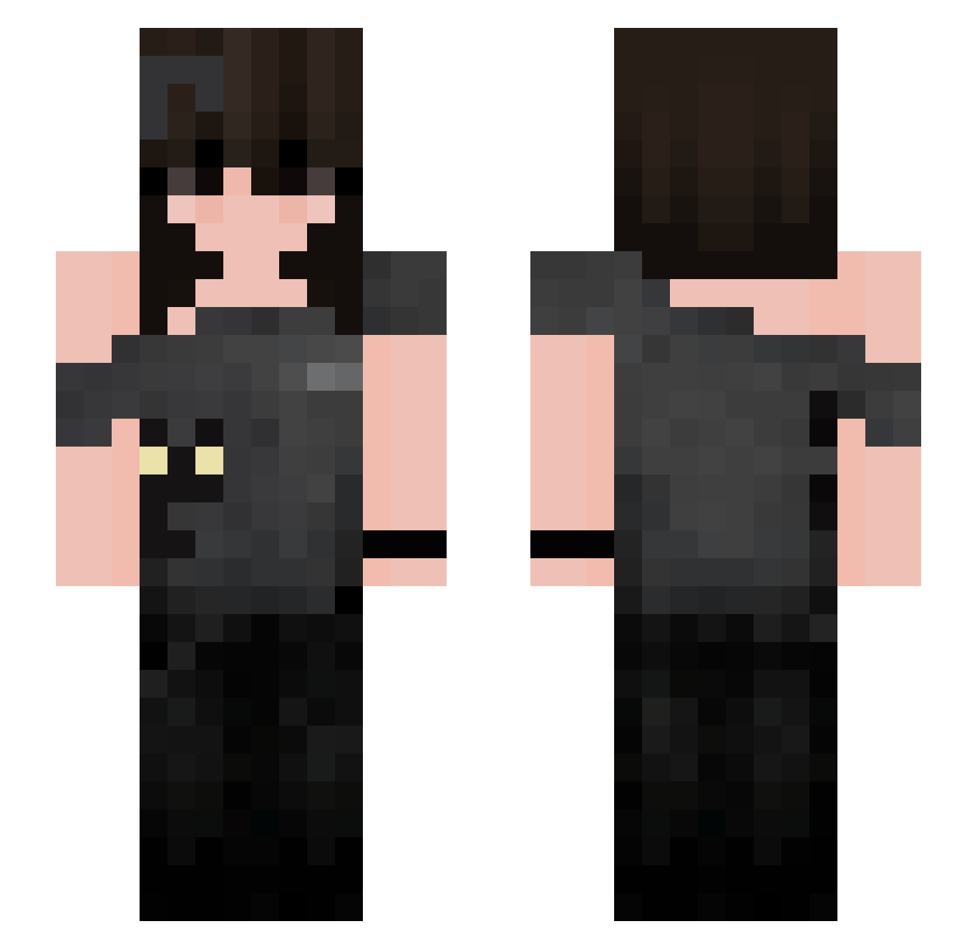 khoats Minecraft skin, front and back view