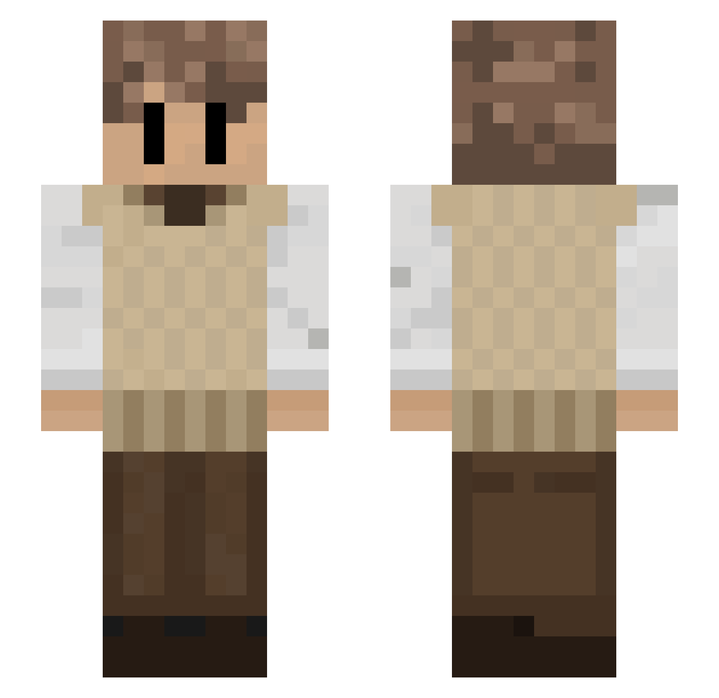 Smokaa_ Minecraft skin, front and back view
