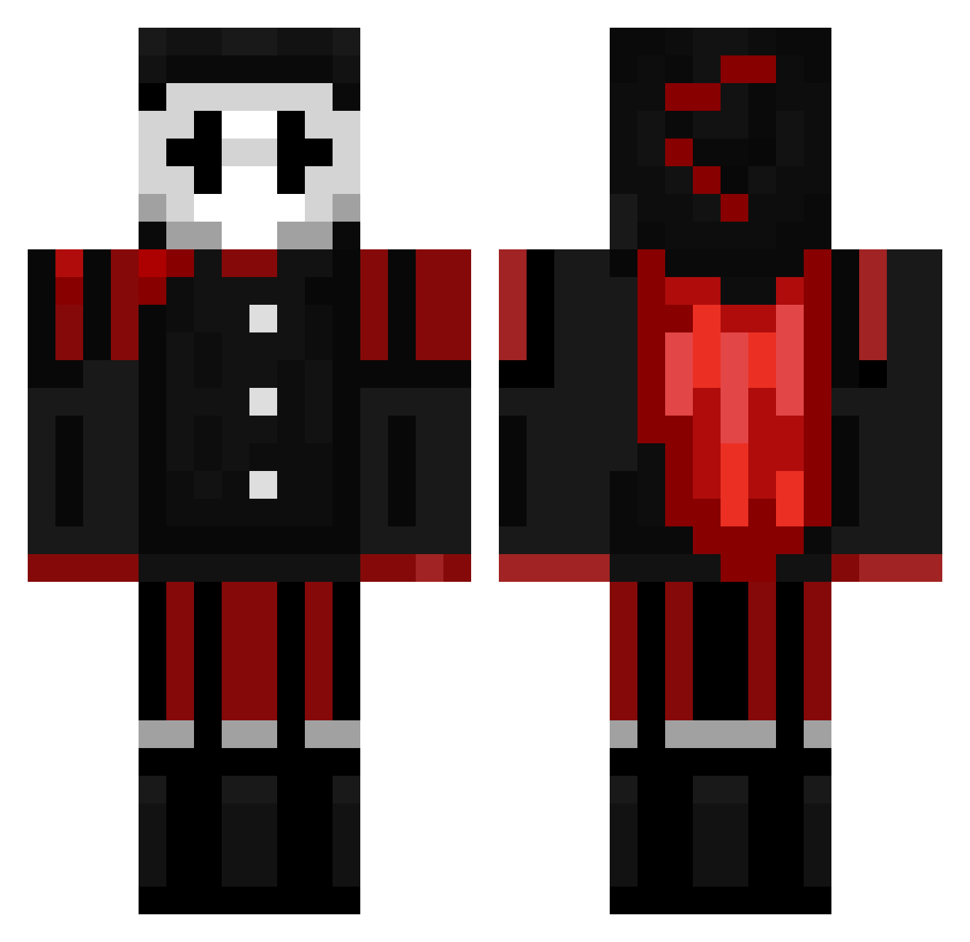 speknek_0412 Minecraft skin, front and back view