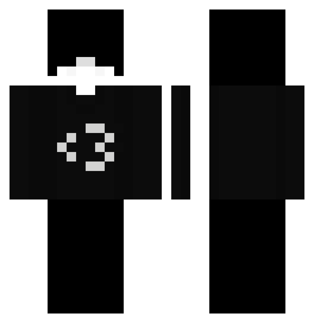 Seiny_ Minecraft skin, front and back view