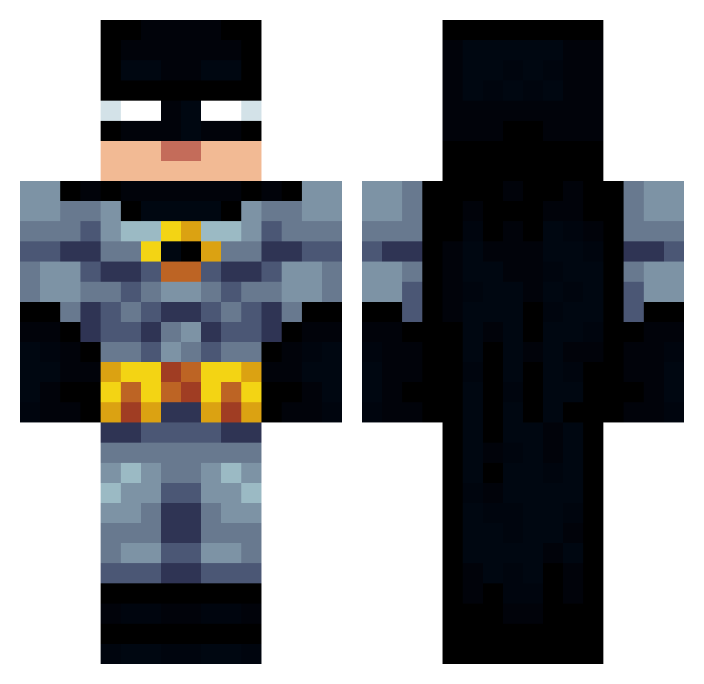 jaconbacon14 Minecraft skin, front and back view