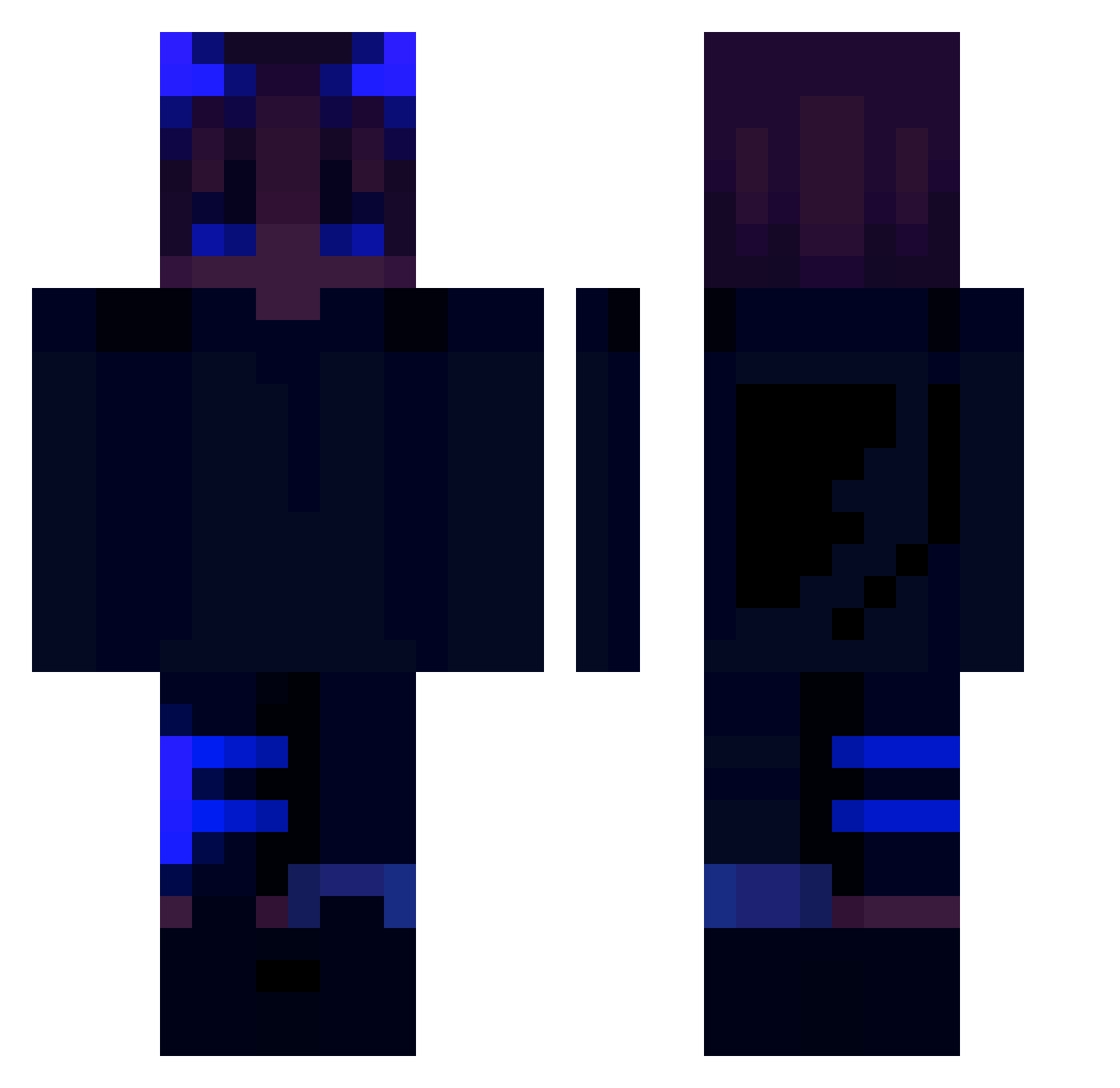King_of_kings4 Minecraft skin, front and back view