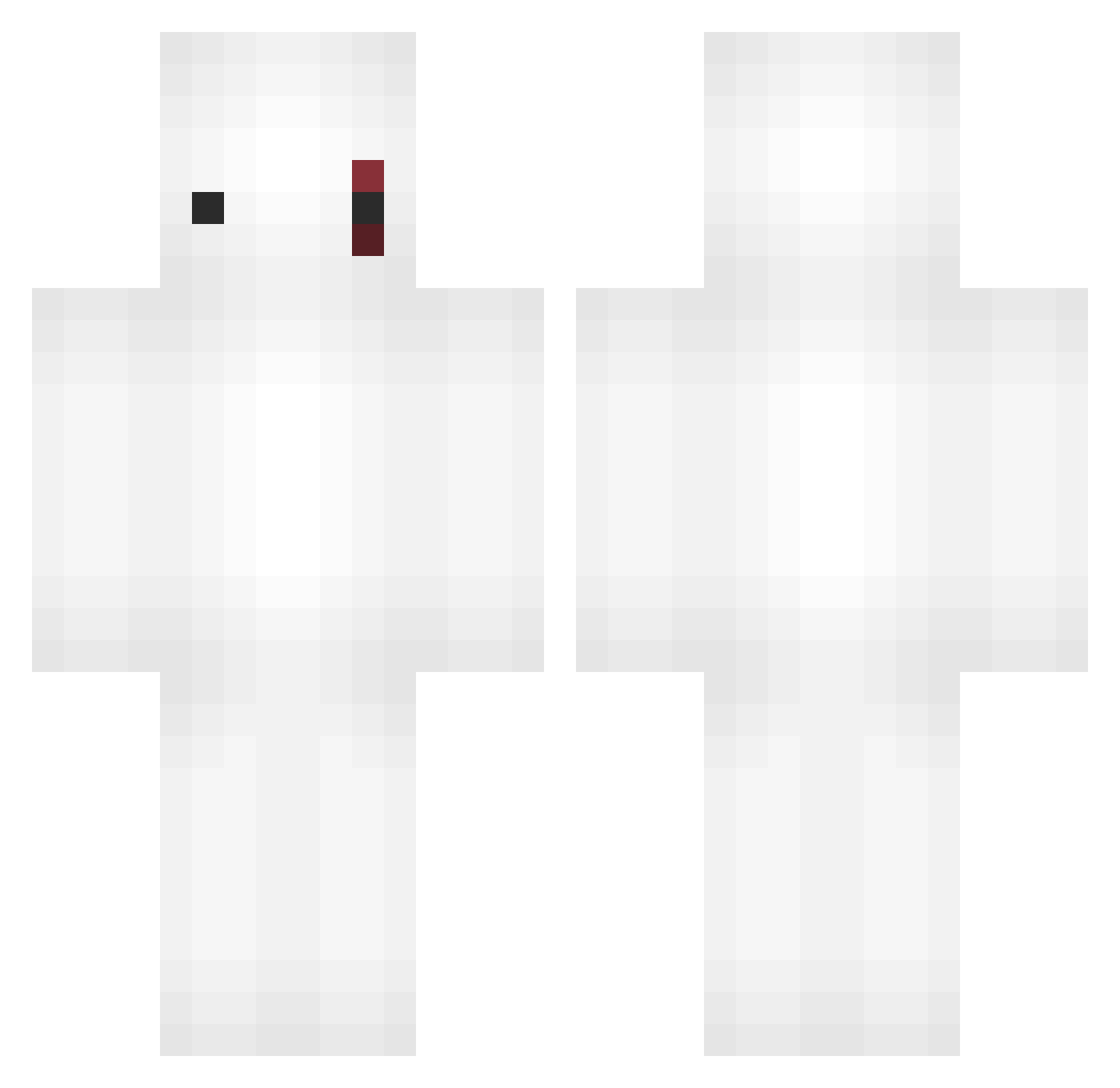 theScratch_ Minecraft skin, front and back view