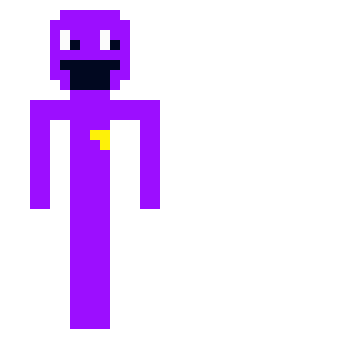 quicksonic88 Minecraft skin, front and back view
