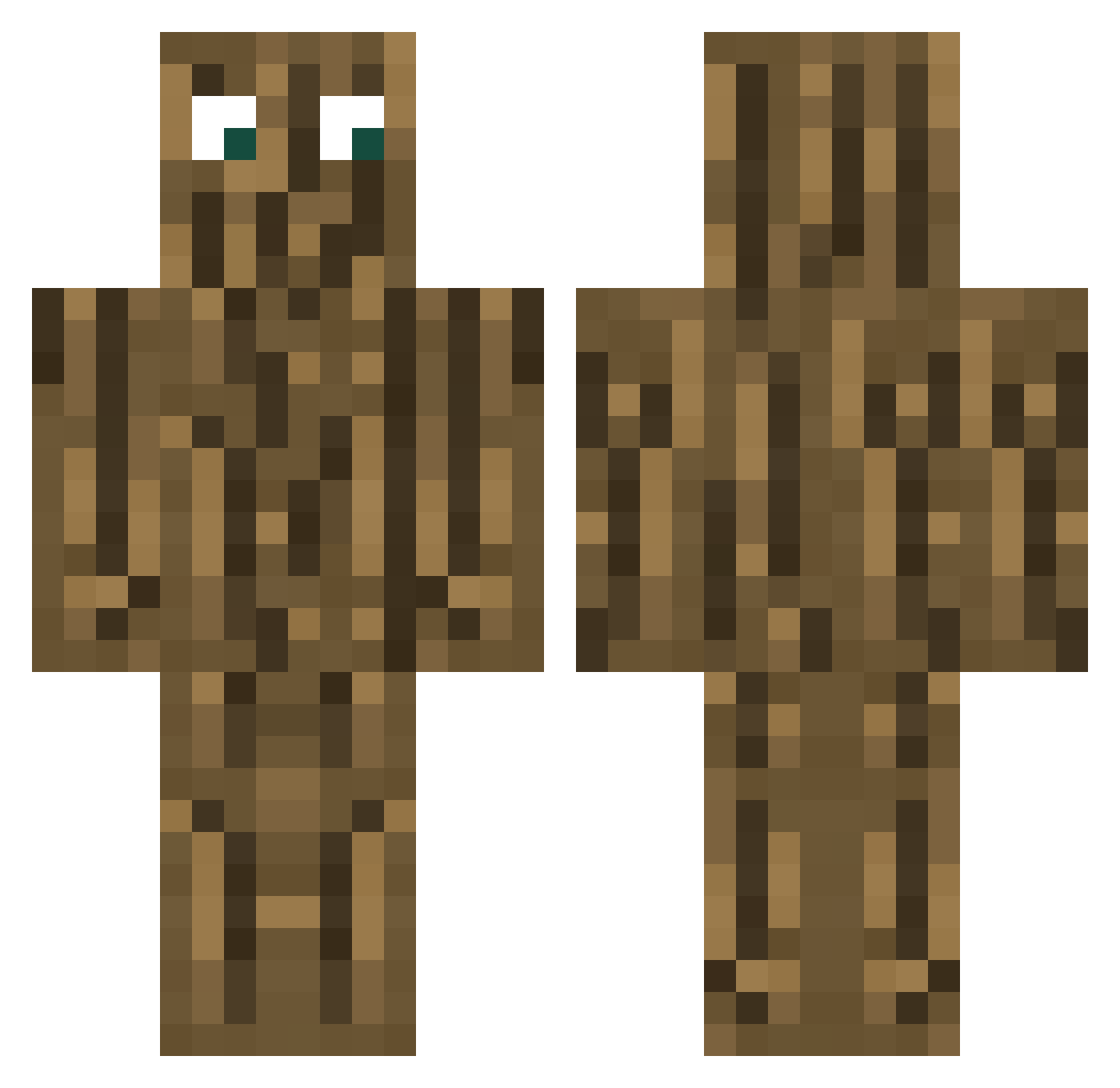 RotjaMan36 Minecraft skin, front and back view