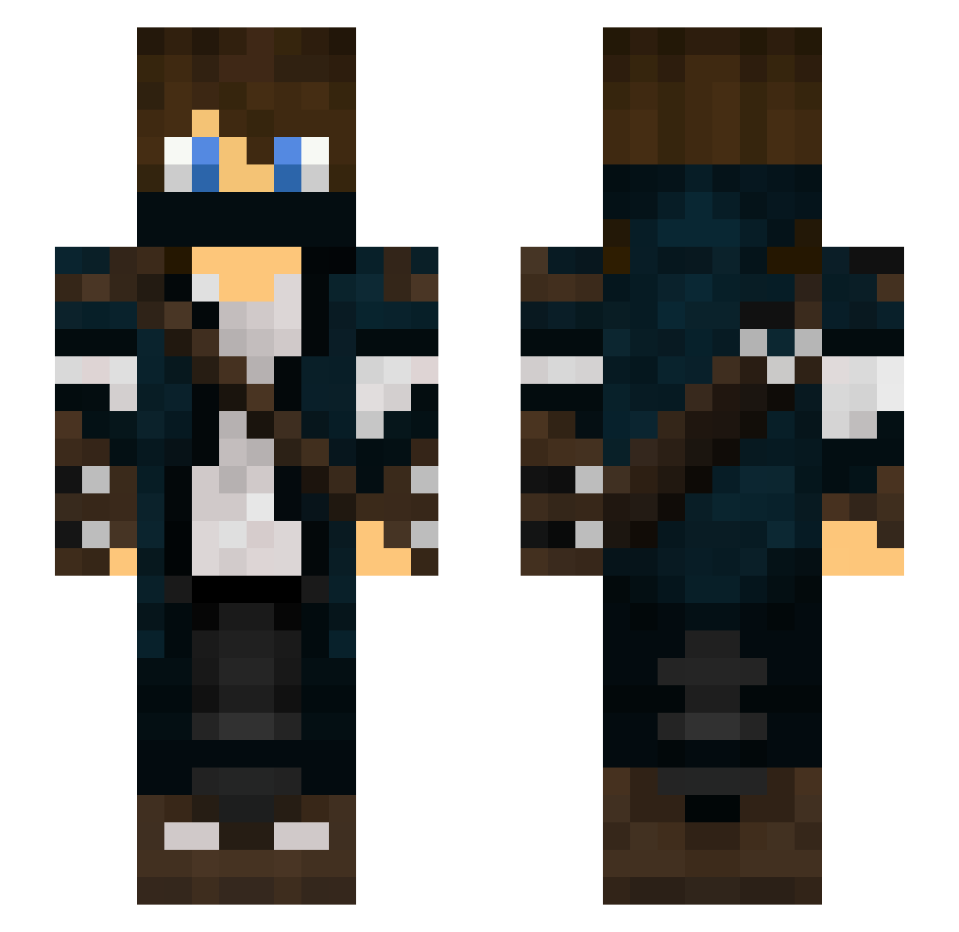 XxEvanAftonxX Minecraft skin, front and back view
