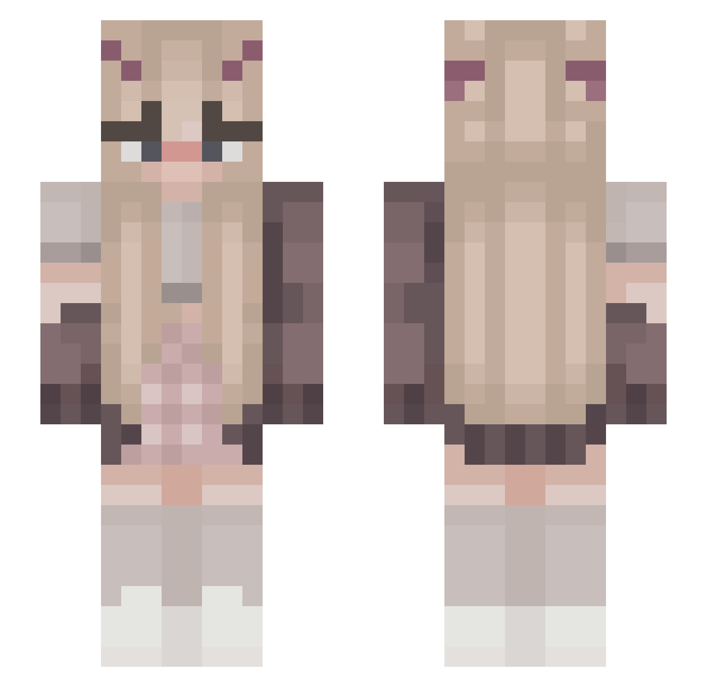 ryanross2006fan Minecraft skin, front and back view