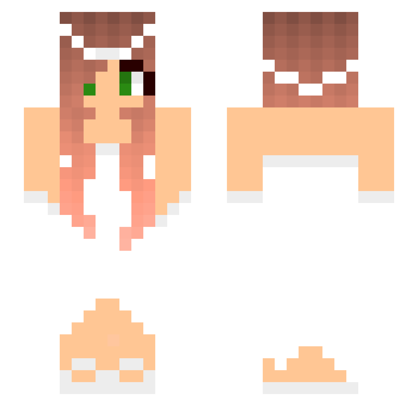 SebastienDuGlory Minecraft skin, front and back view