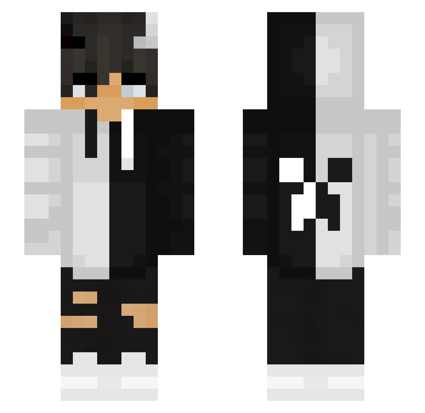 FabianK2012 Minecraft skin, front and back view