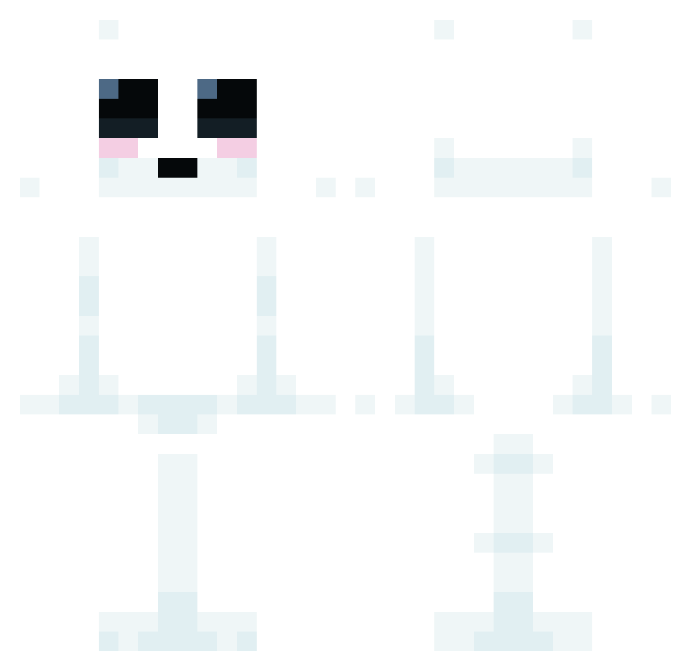 CheeseAnomaly Minecraft skin, front and back view