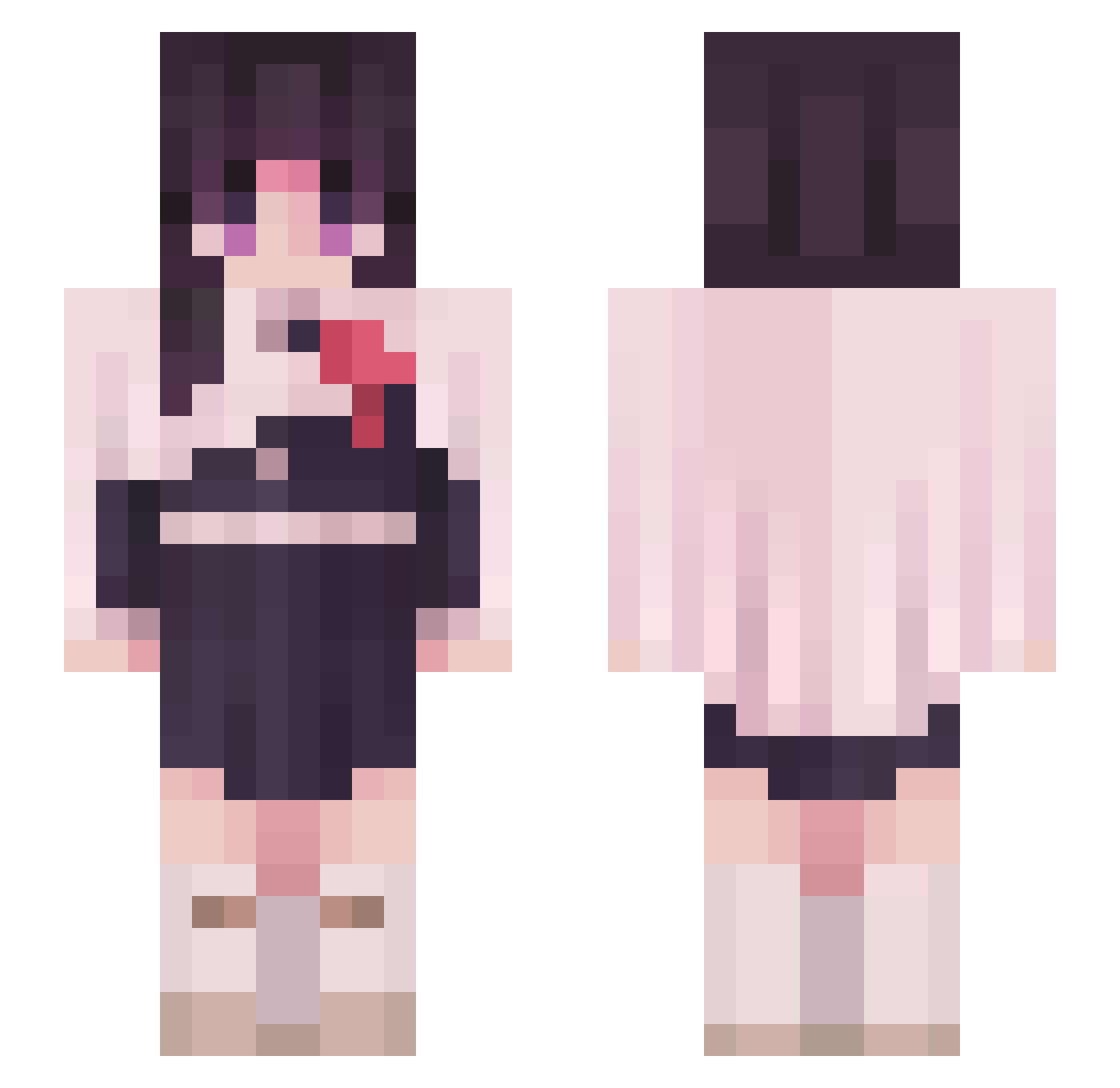 _K1r1__ Minecraft skin, front and back view