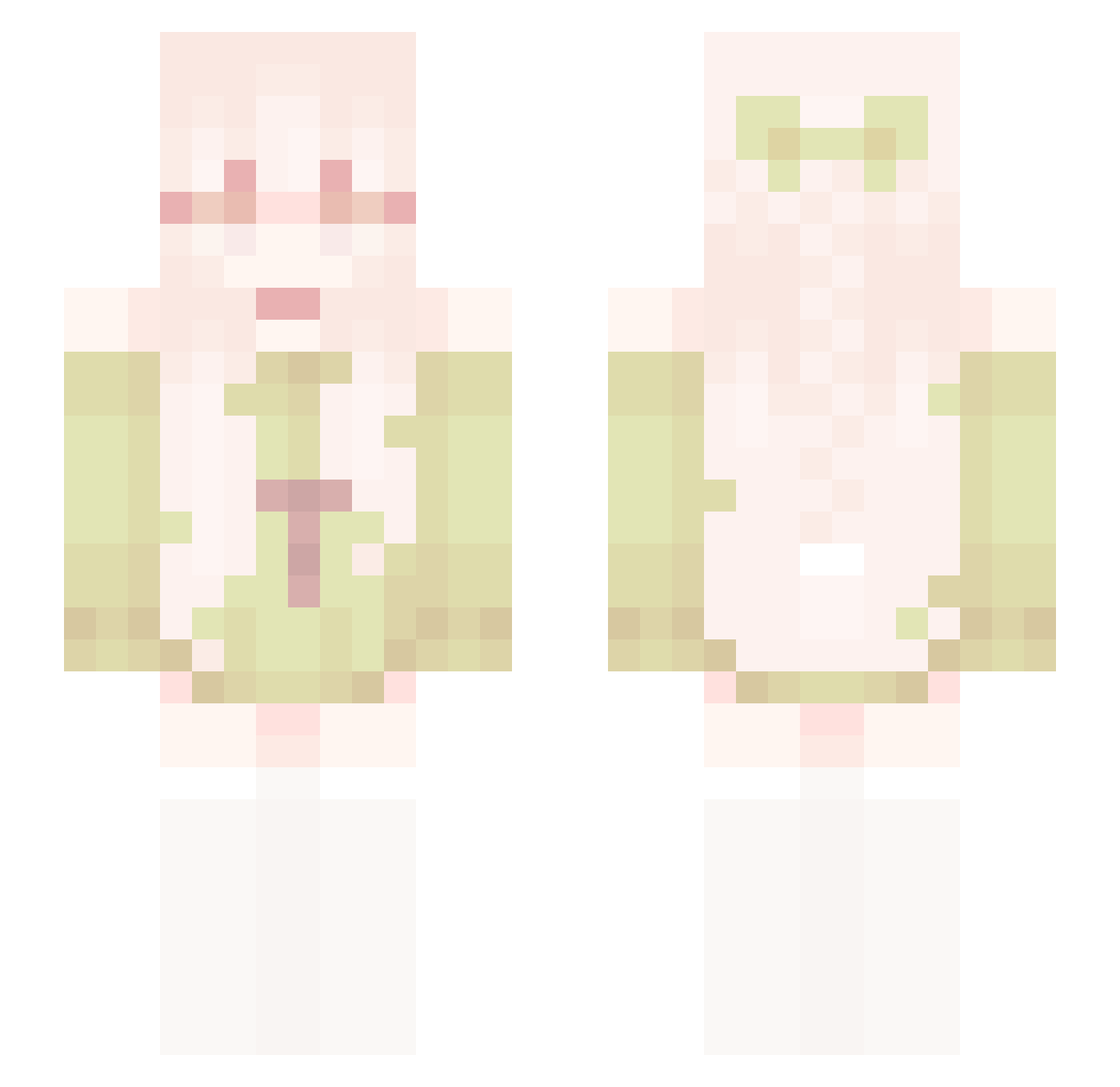 willow042161884 Minecraft skin, front and back view
