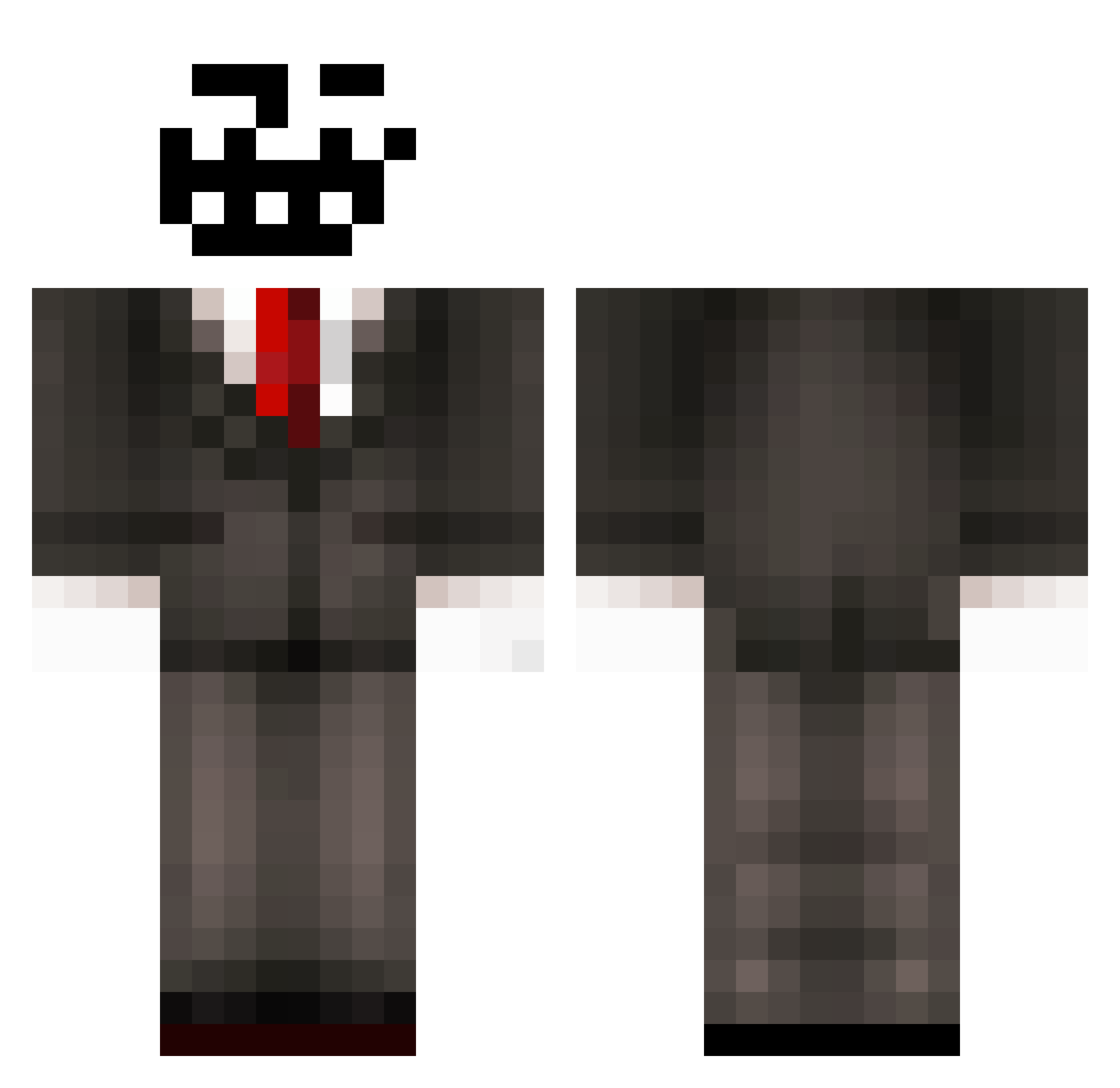 StickyJoe5270 Minecraft skin, front and back view