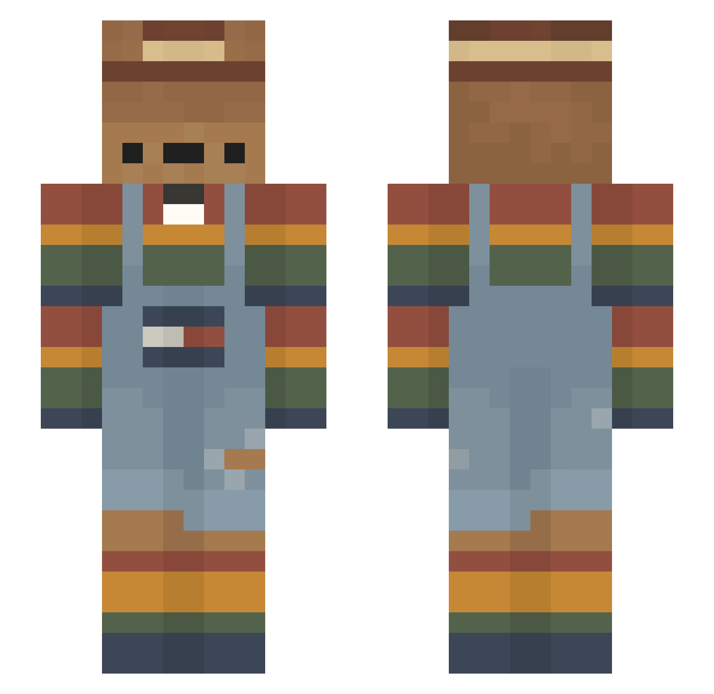SophiaMagKekse Minecraft skin, front and back view