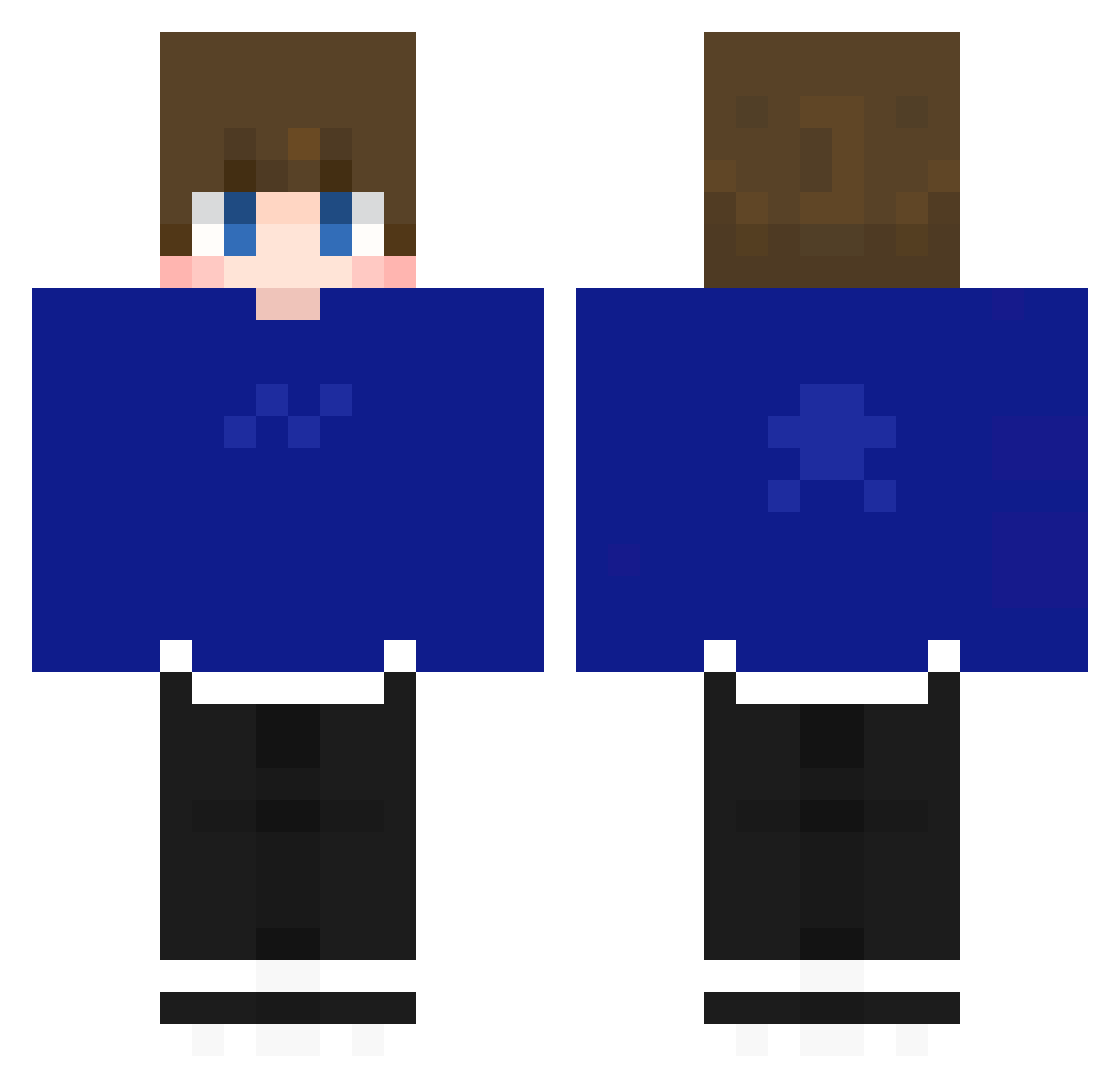 khy_1 Minecraft skin, front and back view
