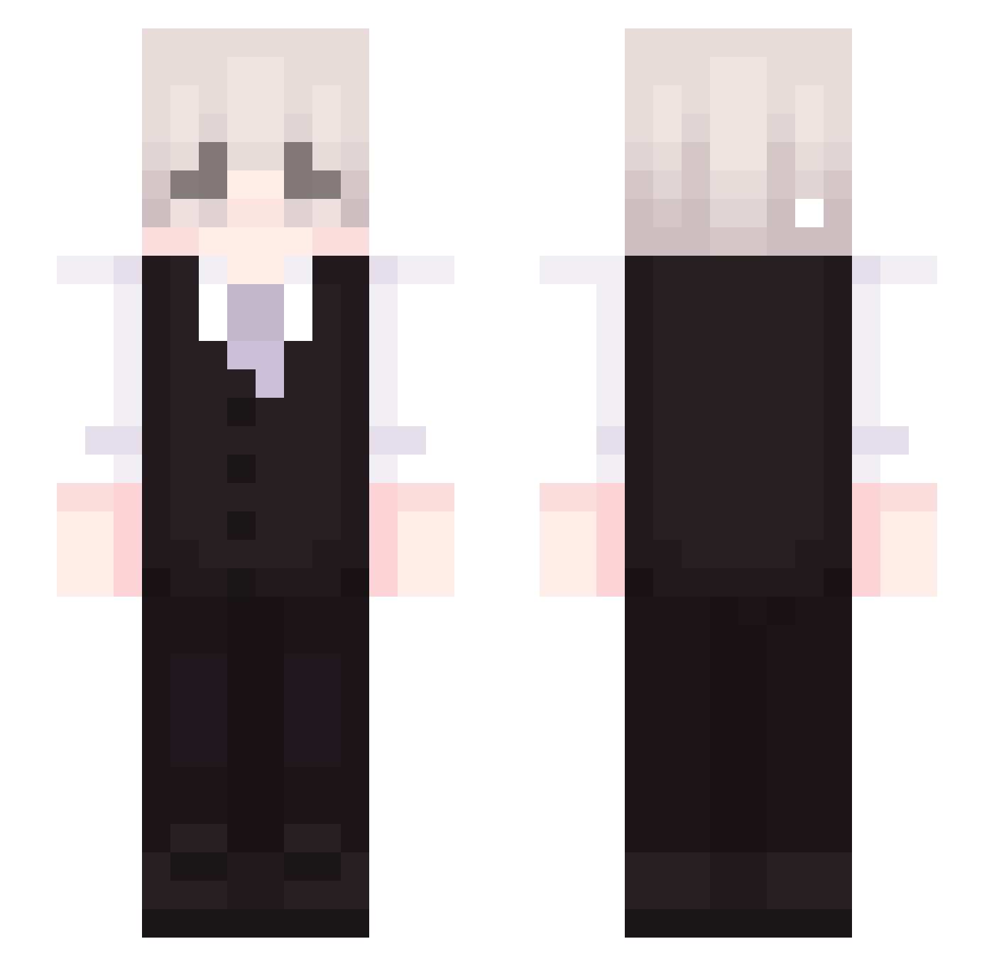 Papolo_ Minecraft skin, front and back view
