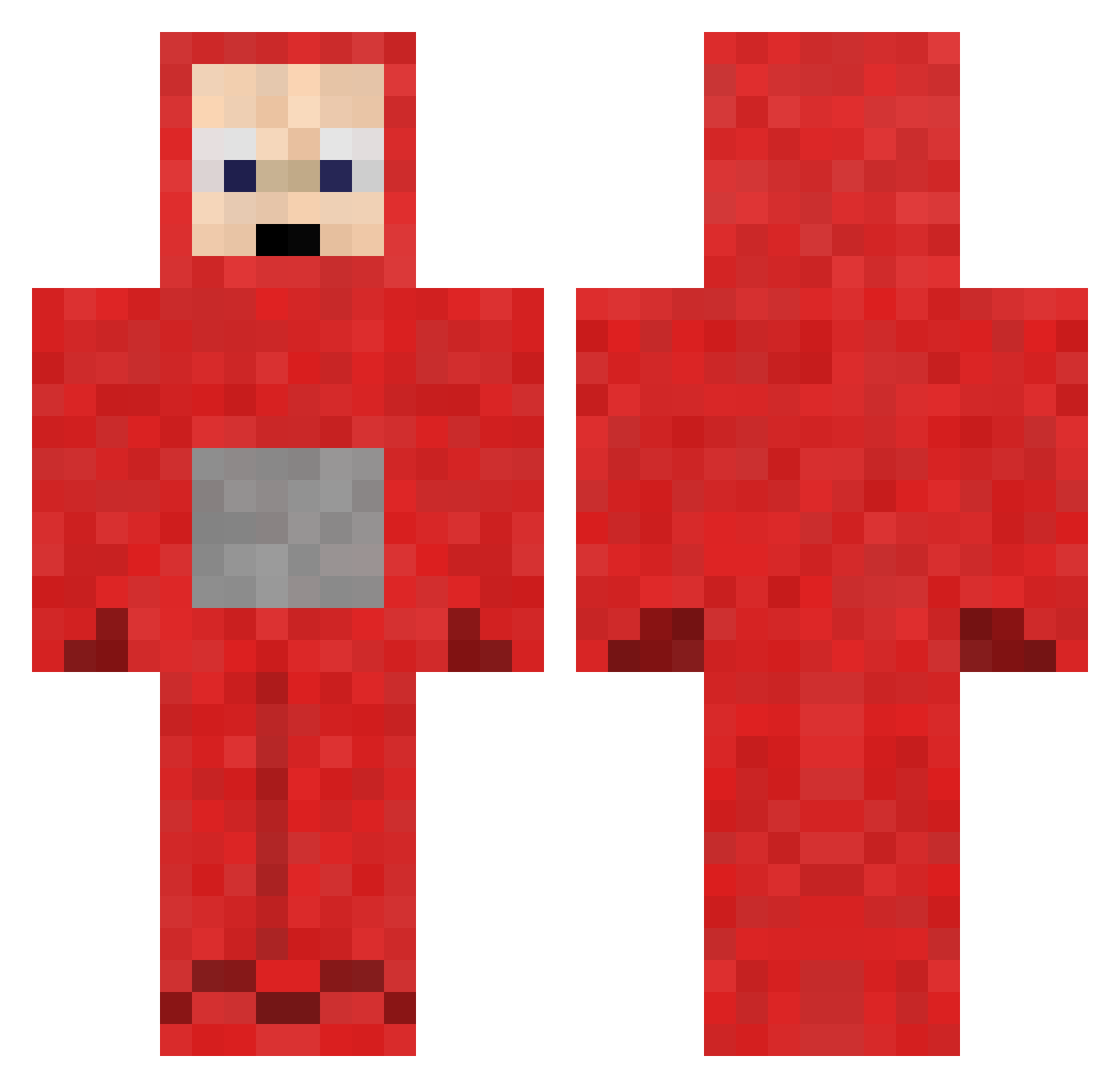 youssef2610 Minecraft skin, front and back view